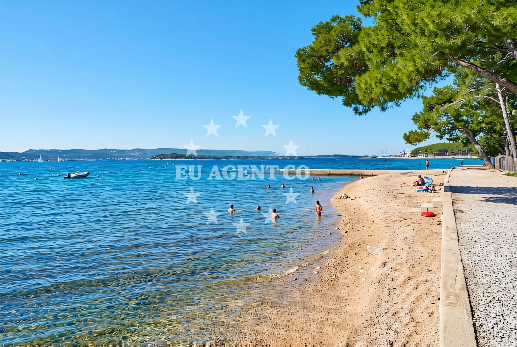 Additional view of Ljutić, Biograd na Moru Beach in Ljutić
