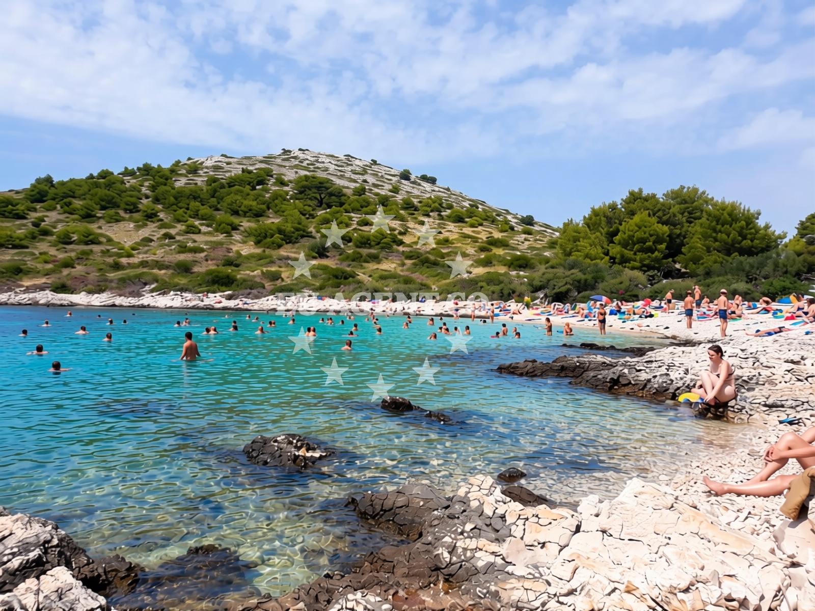 Additional view of Lojena beach in Otok Žut 52, Pristanišće