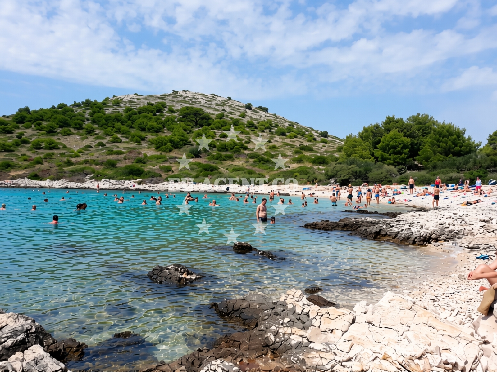 Additional view of Lojena beach in Otok Žut 52, Pristanišće
