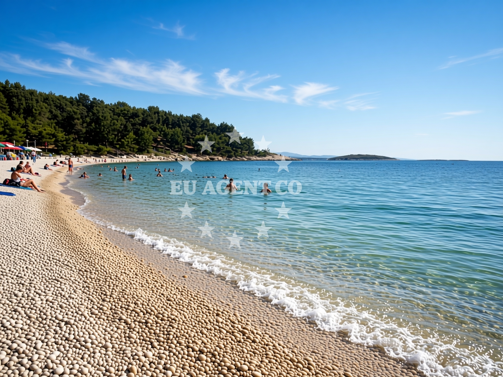 Additional view of Lokva beach in 218 Selo 1, Premantura