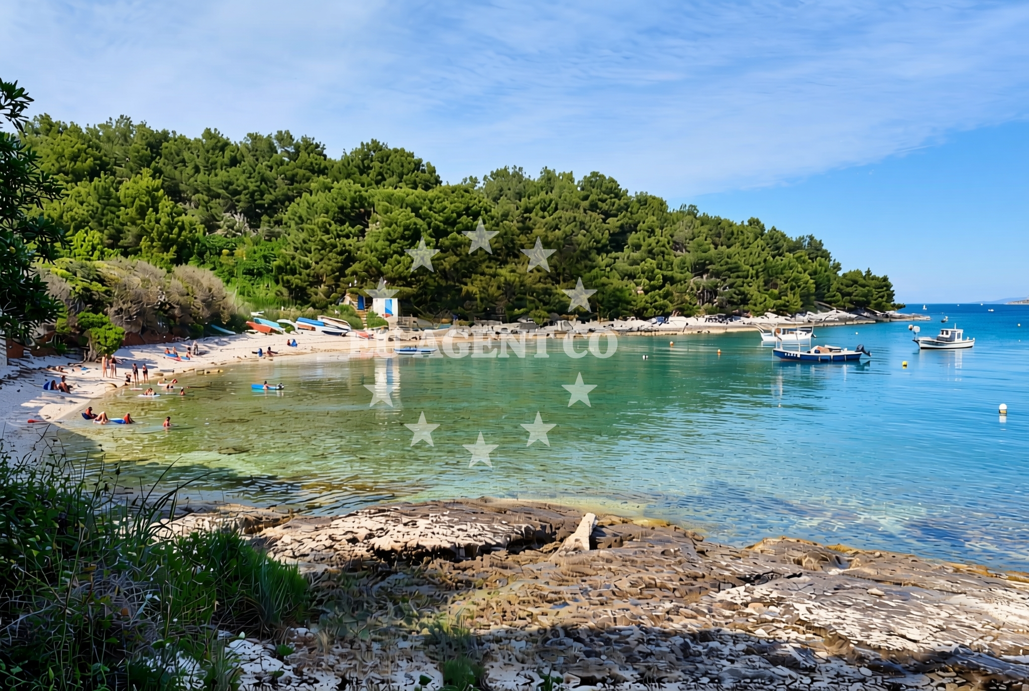Additional view of Lokva beach in 218 Selo 1, Premantura