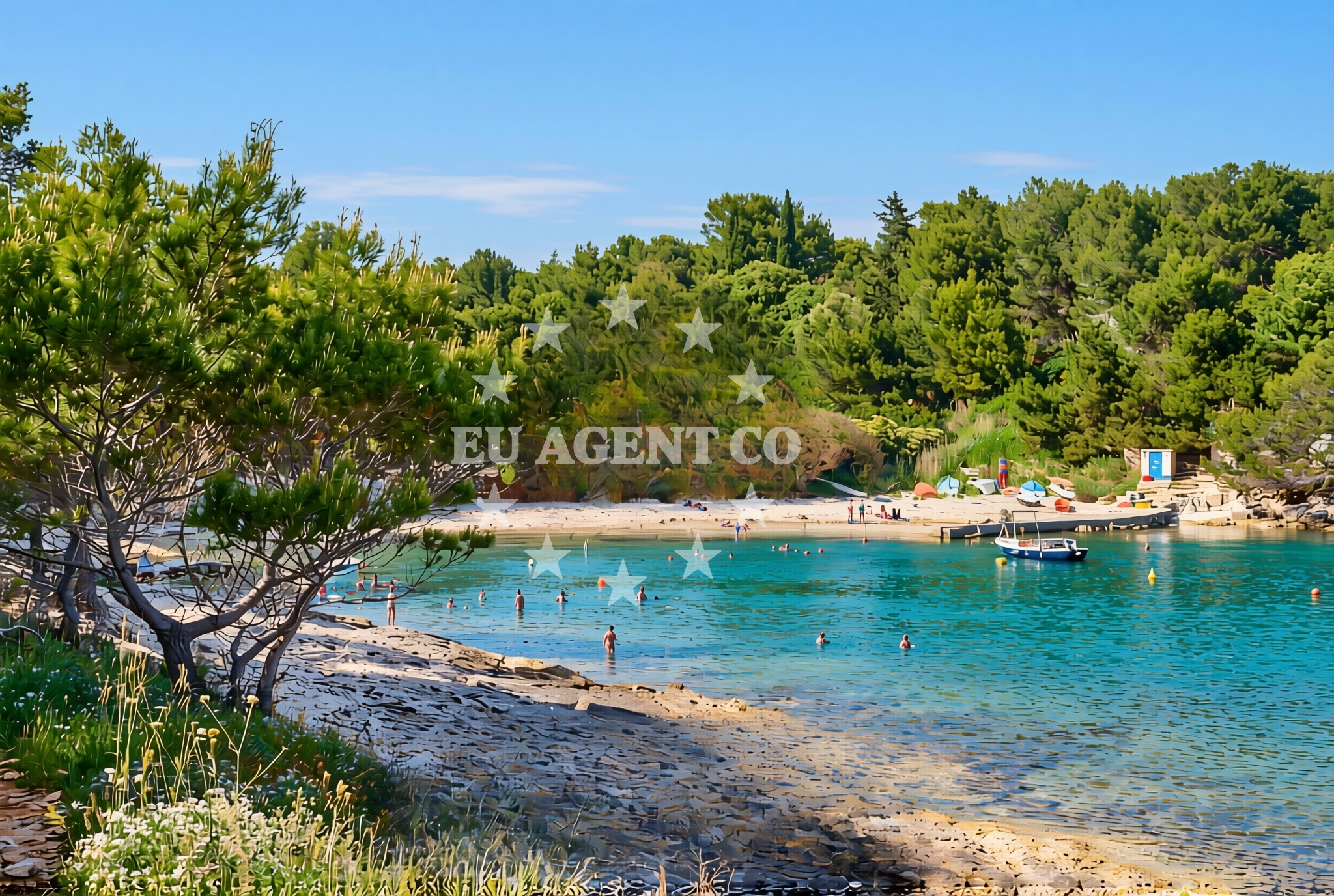 Additional view of Lokva beach in 218 Selo 1, Premantura