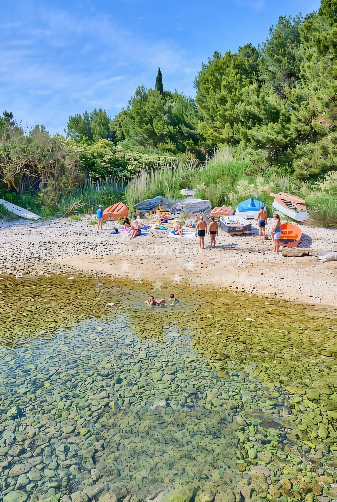 Additional view of Lokva beach in 218 Selo 1, Premantura
