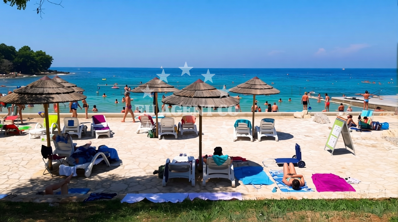 Additional view of Lokvina beach in Mareda bb, Novigrad Istria