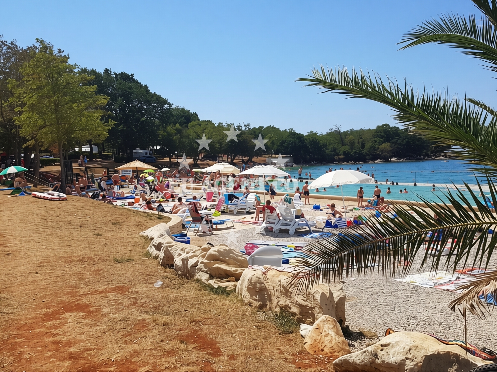 Additional view of Lokvina beach in Mareda bb, Novigrad Istria