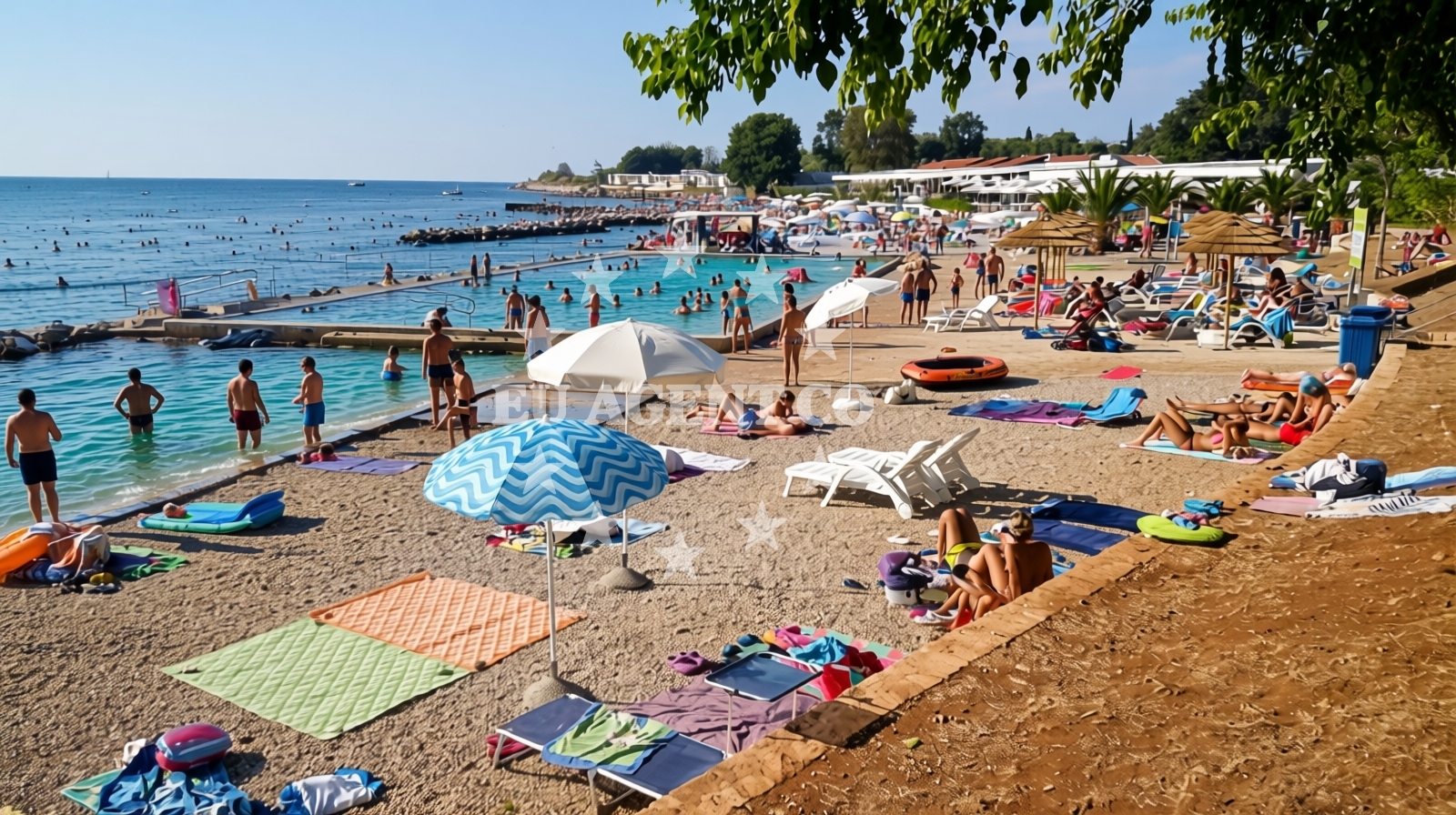 Additional view of Lokvina beach in Mareda bb, Novigrad Istria