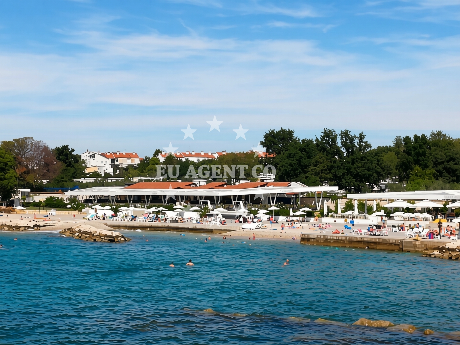 Additional view of Lokvina beach in Mareda bb, Novigrad Istria