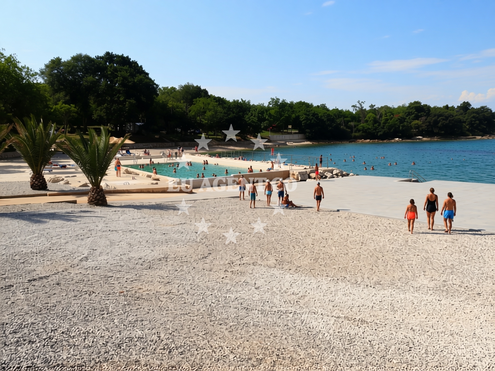 Additional view of Lokvina beach in Mareda bb, Novigrad Istria