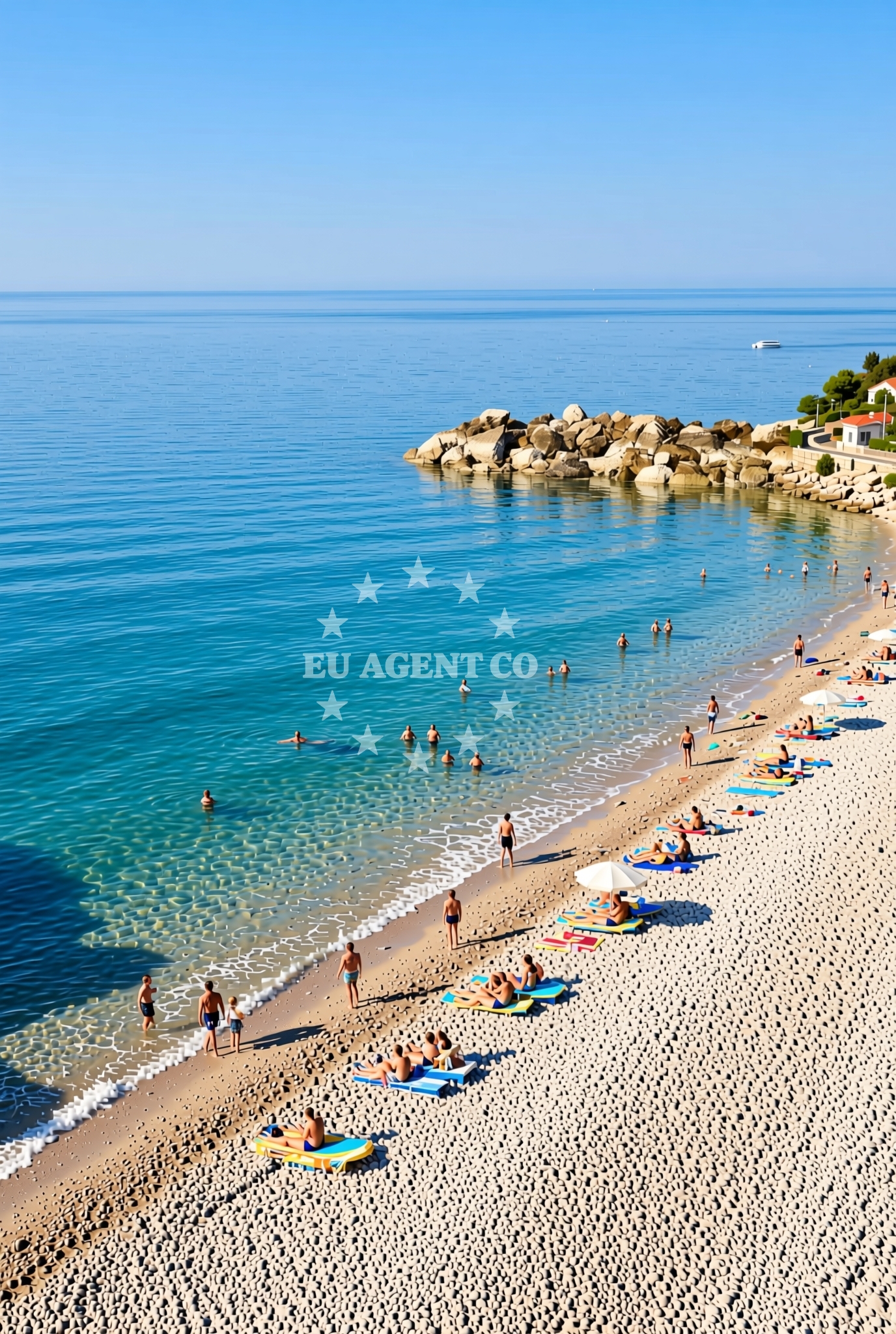 Additional view of Lokvina beach in Mareda bb, Novigrad Istria