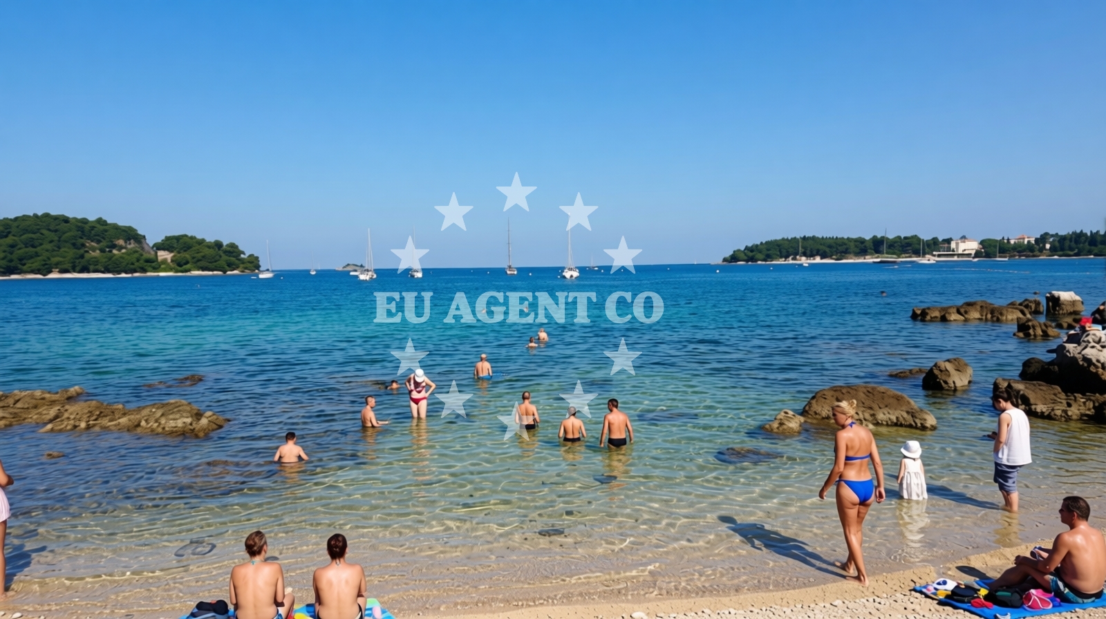 Overview of Lone bay in A. Smareglia 1A, Rovinj
