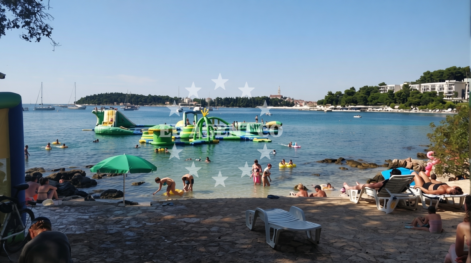 Sea and coastal view of Lone bay in A. Smareglia 1A, Rovinj