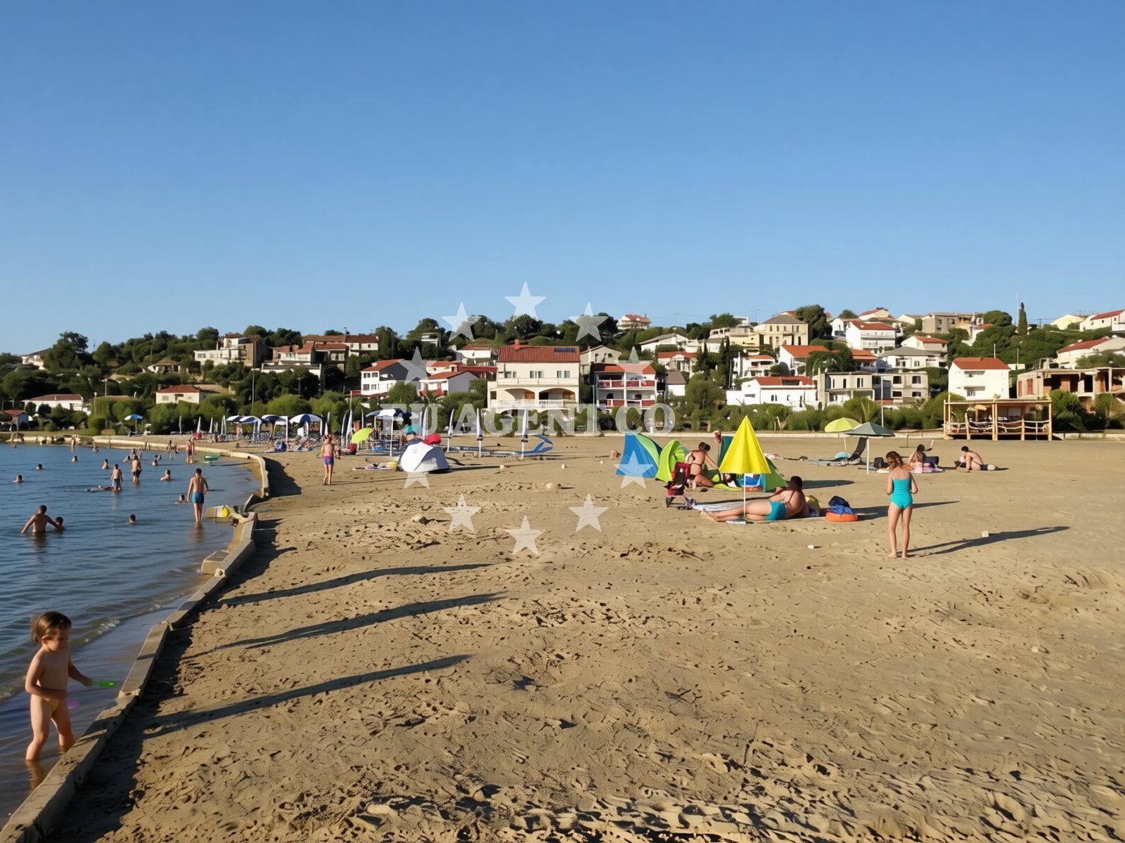 Overview of Lopar beach in Lopar 273a, Lopar