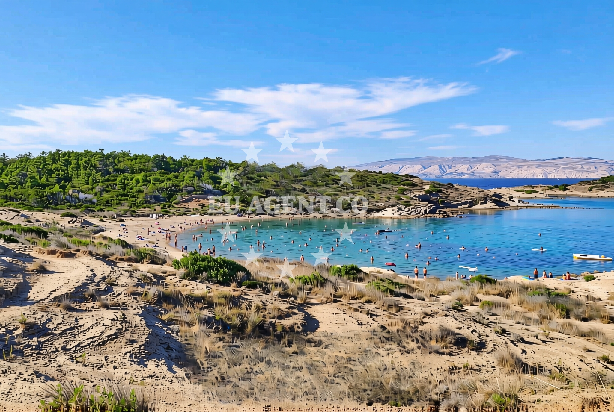 Shoreline and swimming area at Lopar (Rab): beaches and coves (48) in Lopar (Rab)