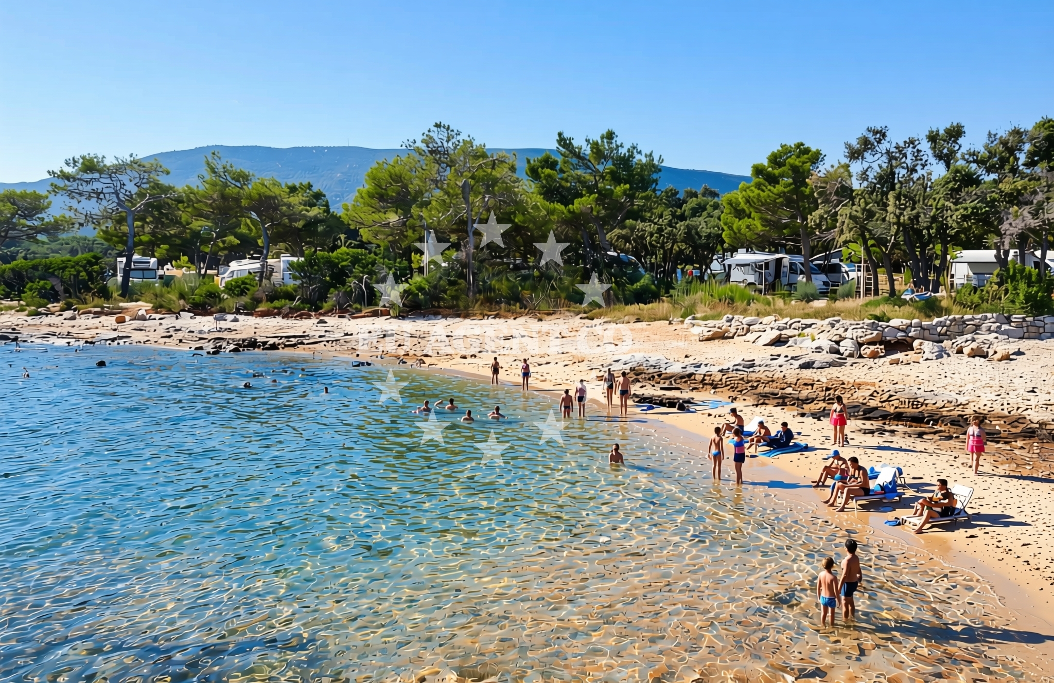 Additional view of Lopari sjever, Nerezine (Lošinj) Beach in Lopari sjever