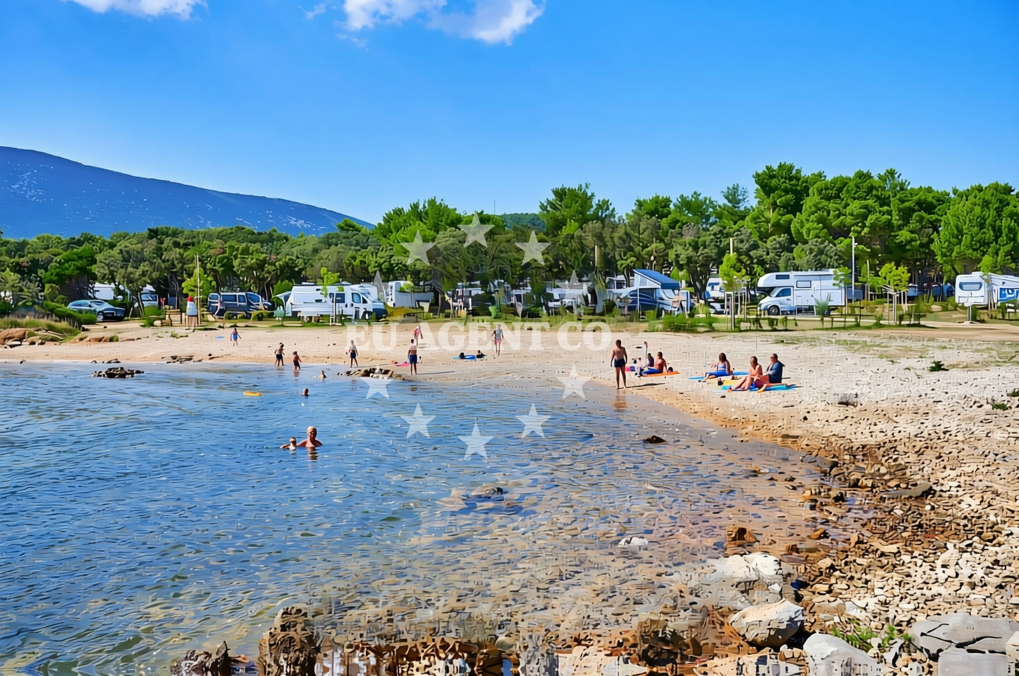 Additional view of Lopari sjever, Nerezine (Lošinj) Beach in Lopari sjever