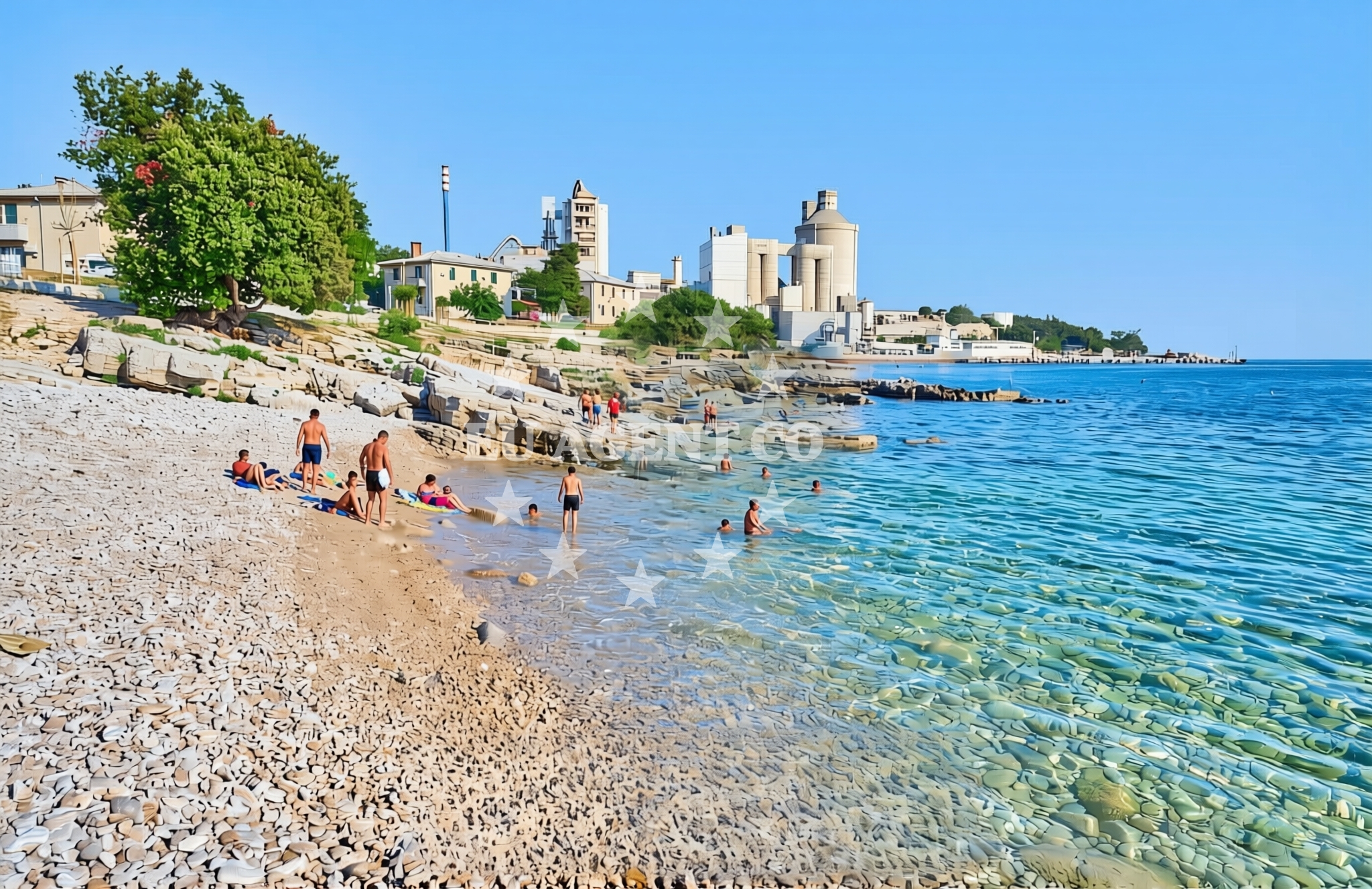 Additional view of Loreta beach in Koromačno 29, Koromačno