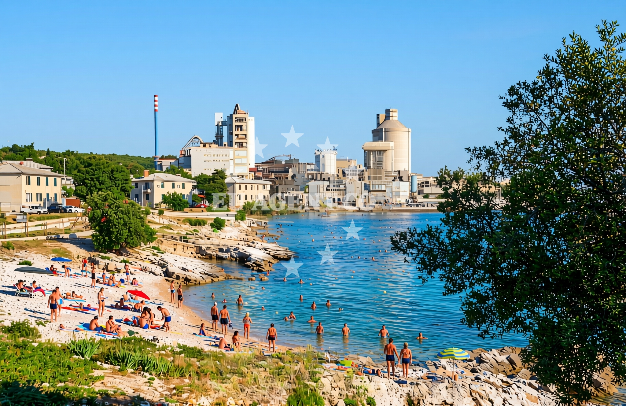Additional view of Loreta beach in Koromačno 29, Koromačno