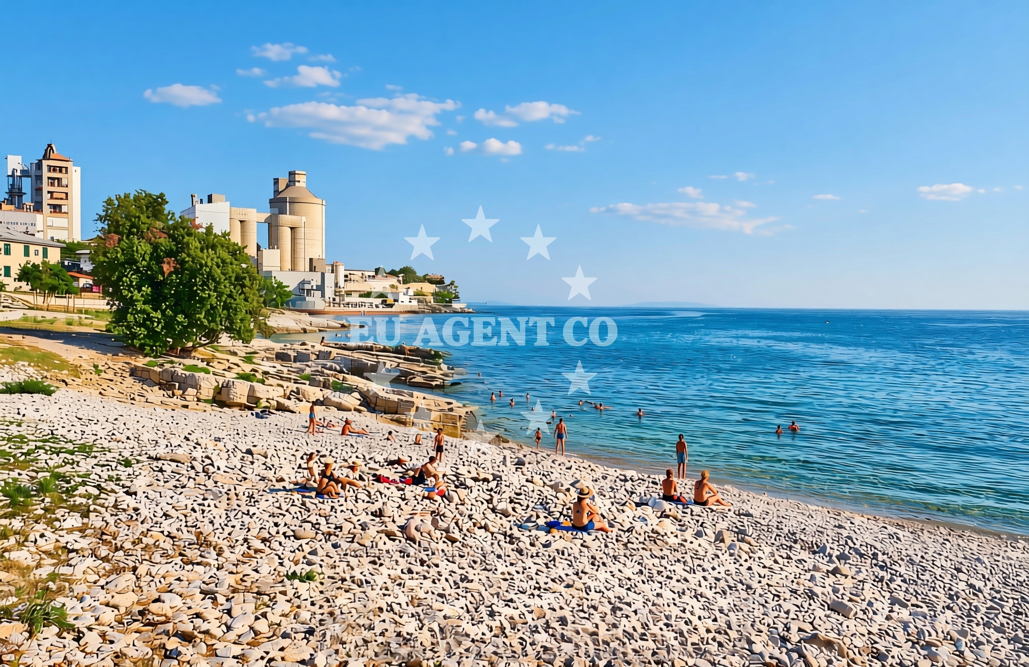 Additional view of Loreta beach in Koromačno 29, Koromačno
