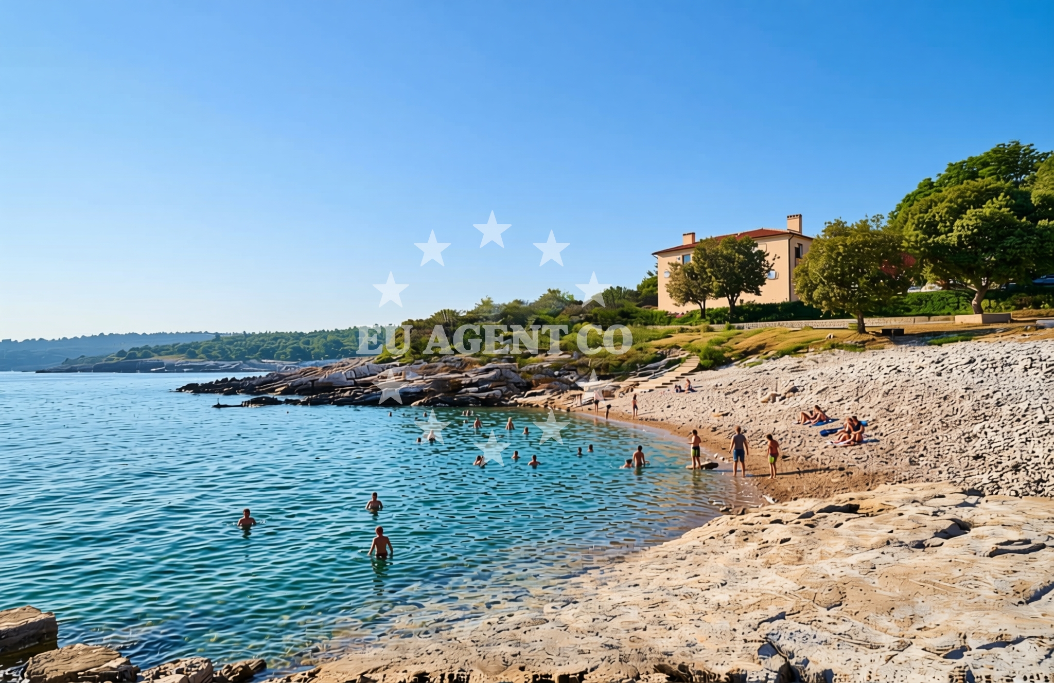 Additional view of Loreta beach in Koromačno 29, Koromačno