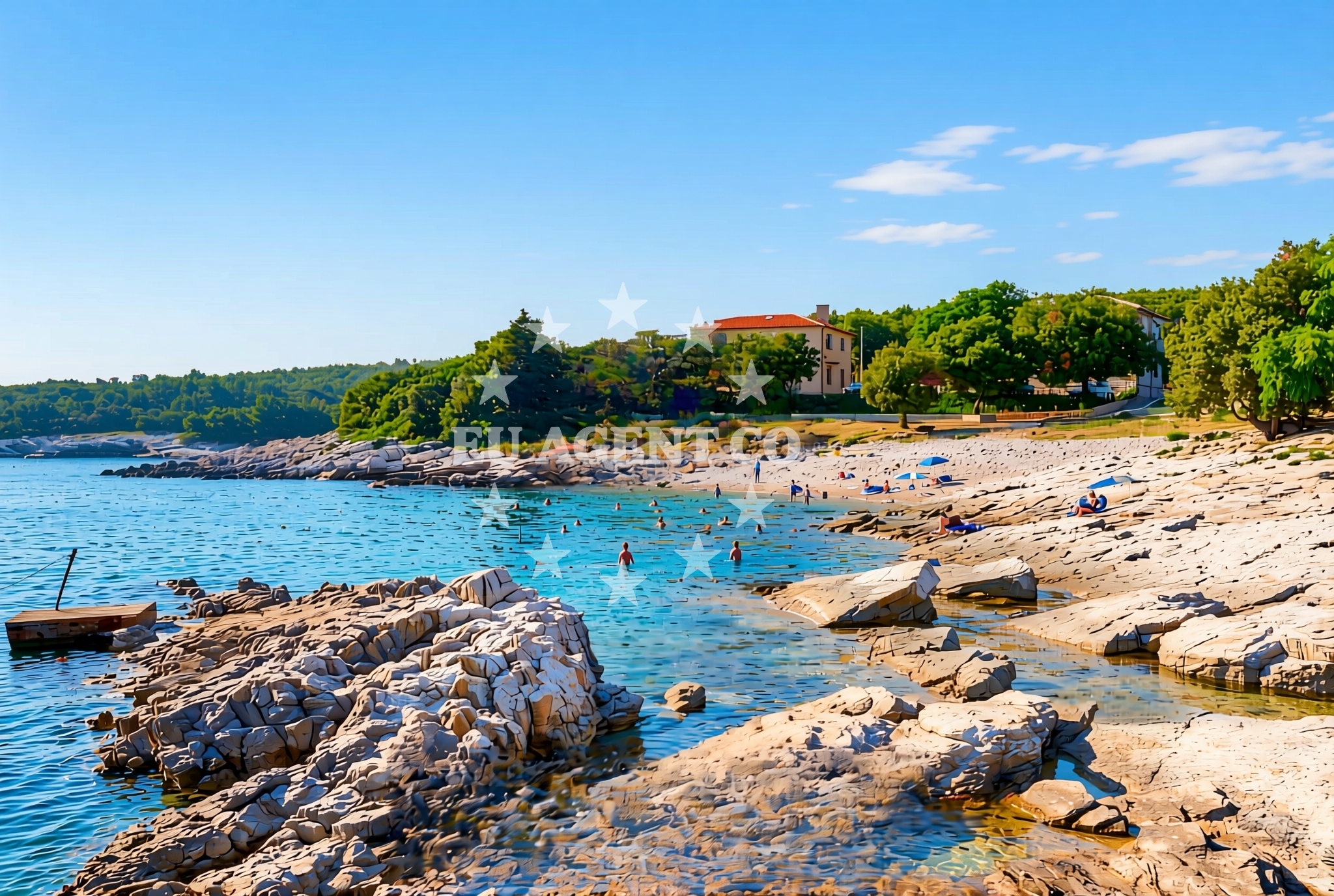 Additional view of Loreta beach in Koromačno 29, Koromačno