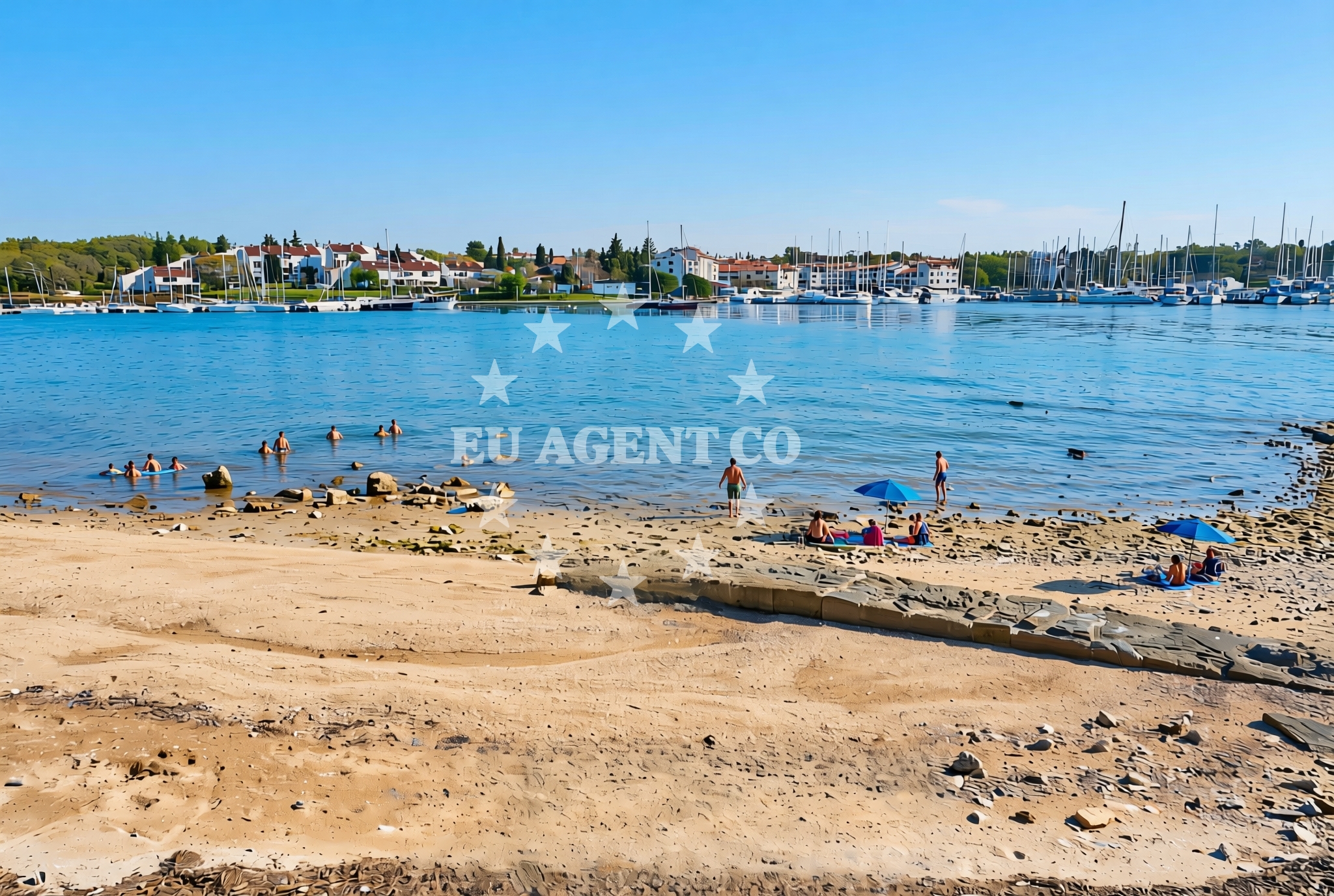 Overview of Lorun, Vabriga Beach in Lorun