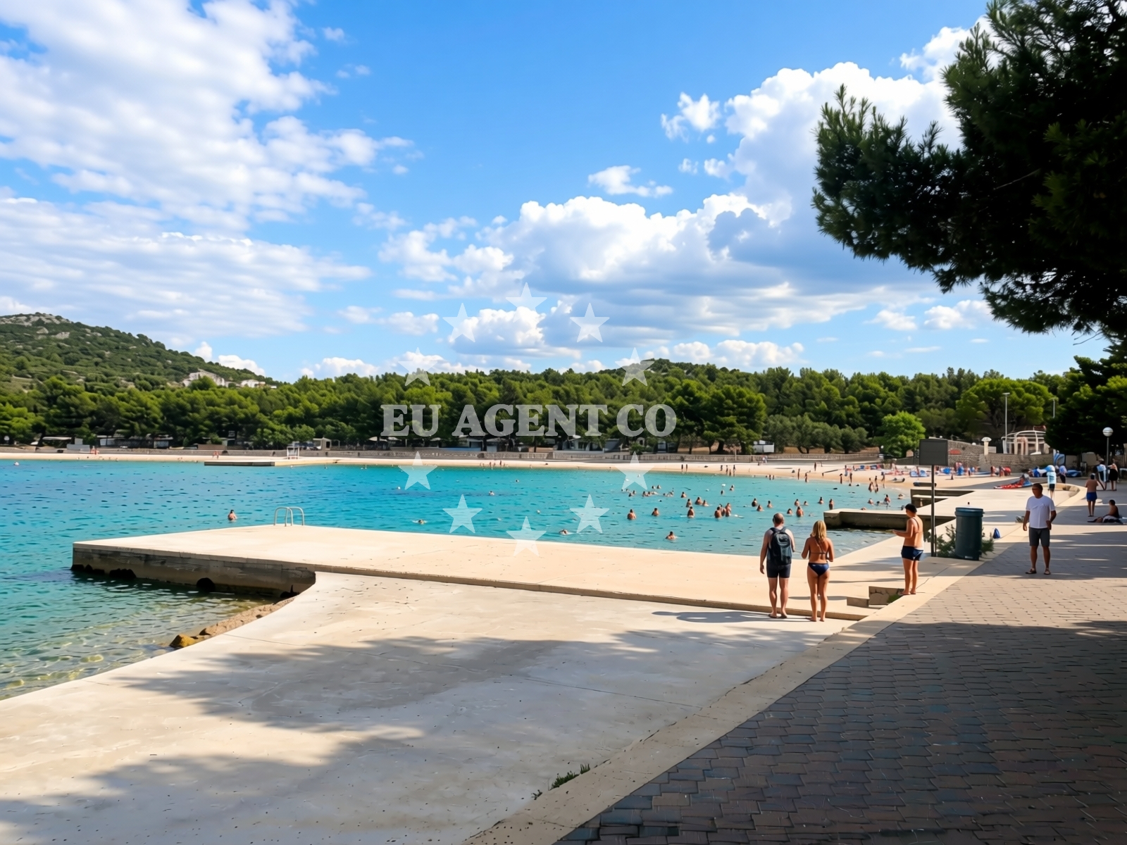 Additional view of Lovisca beach in Uvala Lovišća 1B, Jezera