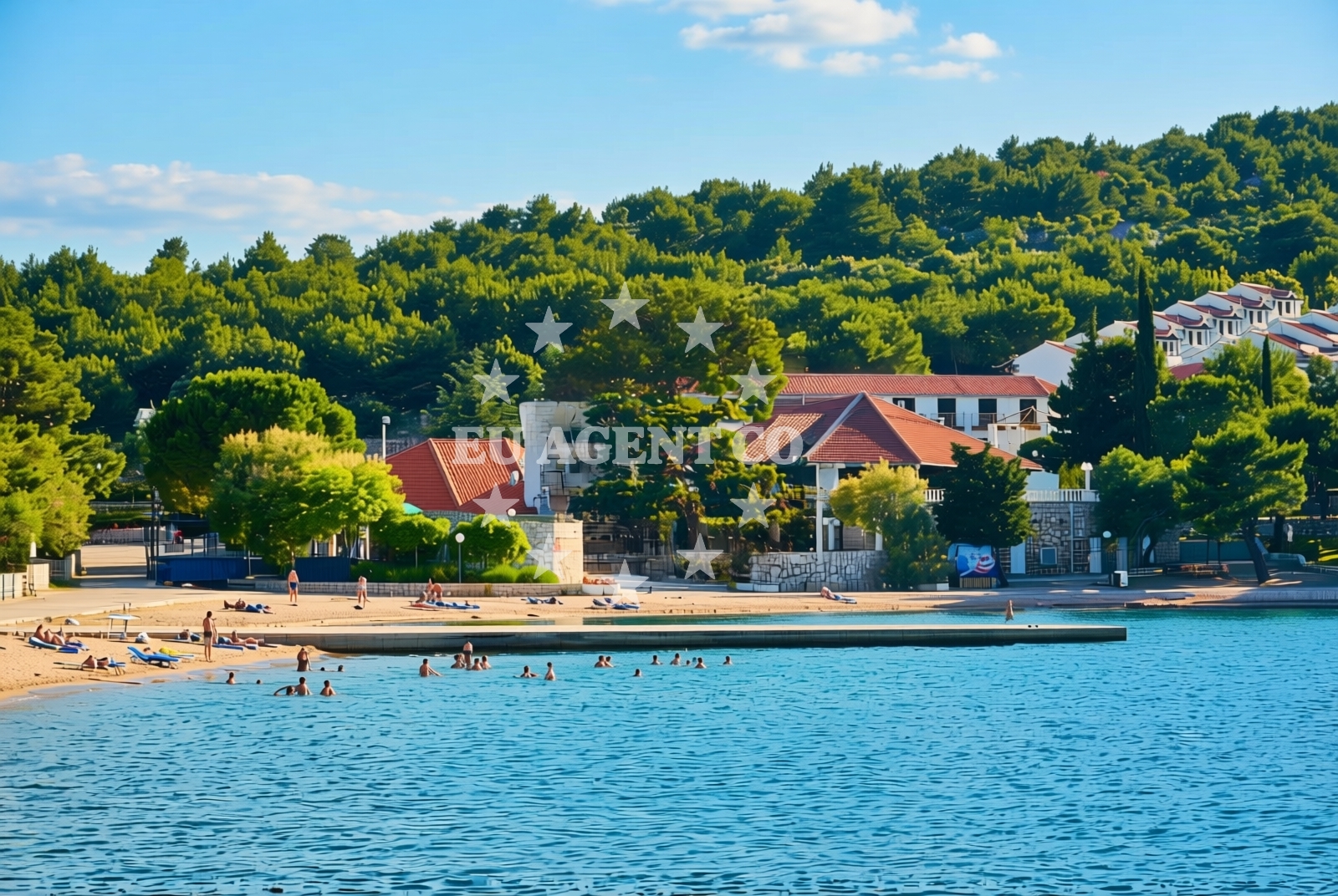 Additional view of Lovisca beach in Uvala Lovišća 1B, Jezera