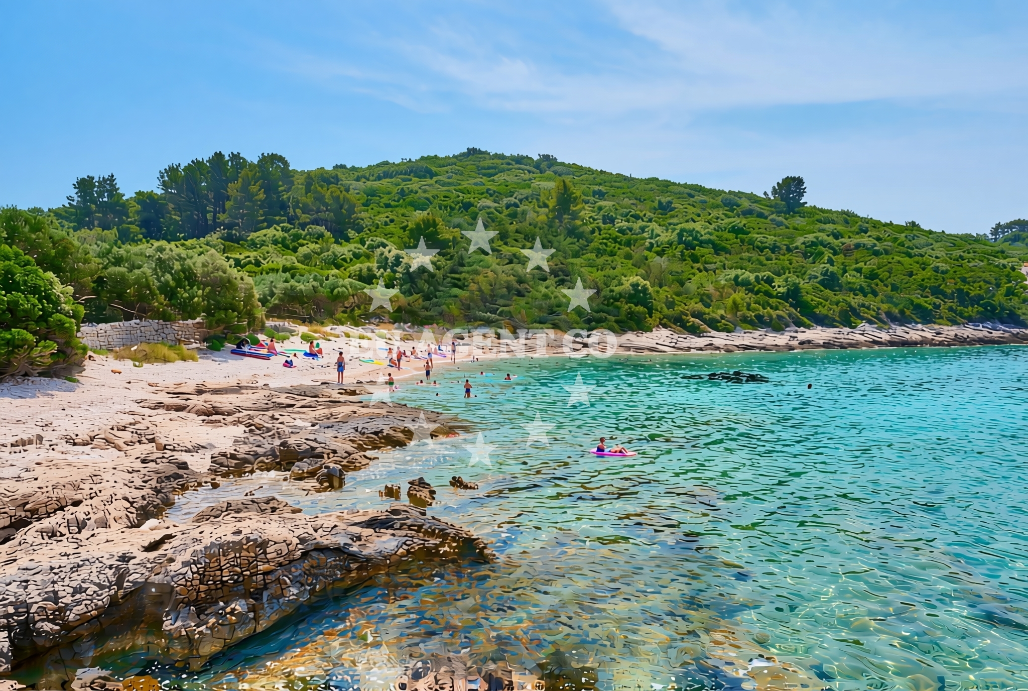 Overview of Lovište: beaches and coves (7) in Lovište