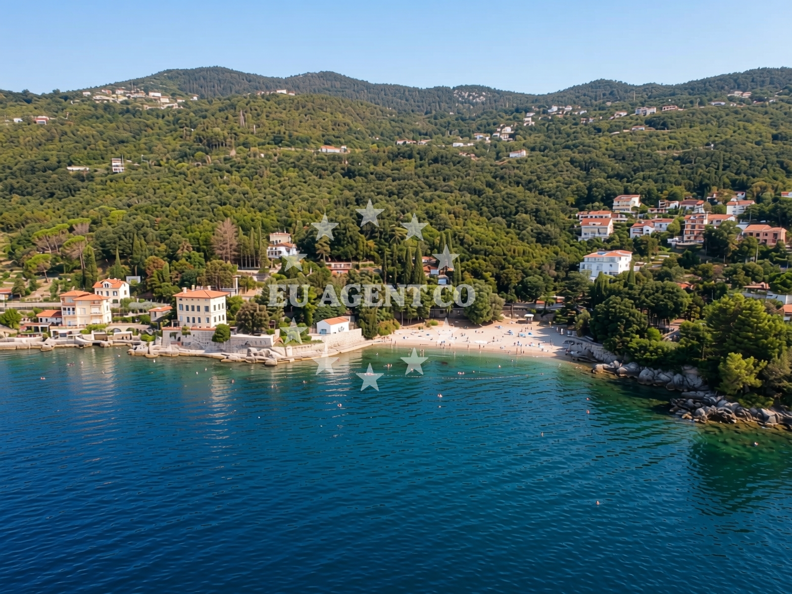 Additional view of Lovran beach in 9a Rezine Kat 1, stan 3, Lovran