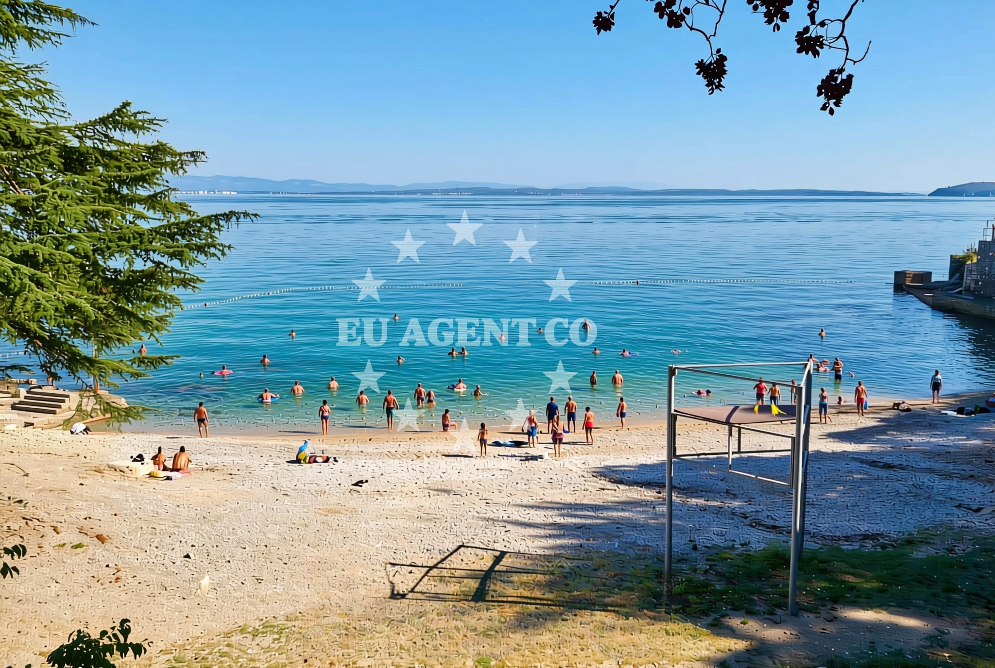 Additional view of Lovran beach in 9a Rezine Kat 1, stan 3, Lovran
