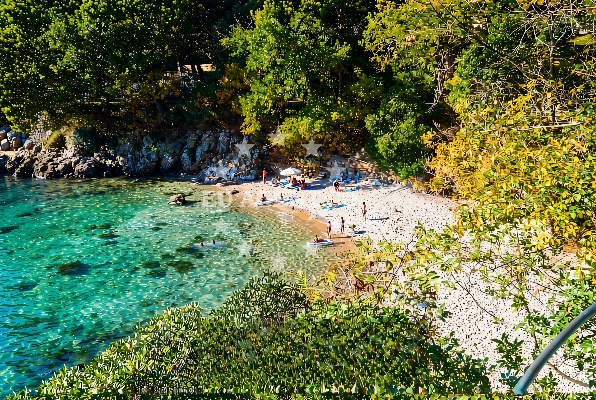 Additional view of Lovran Dog Beach in Antona Brubnjaka 4, Ika, Ičići