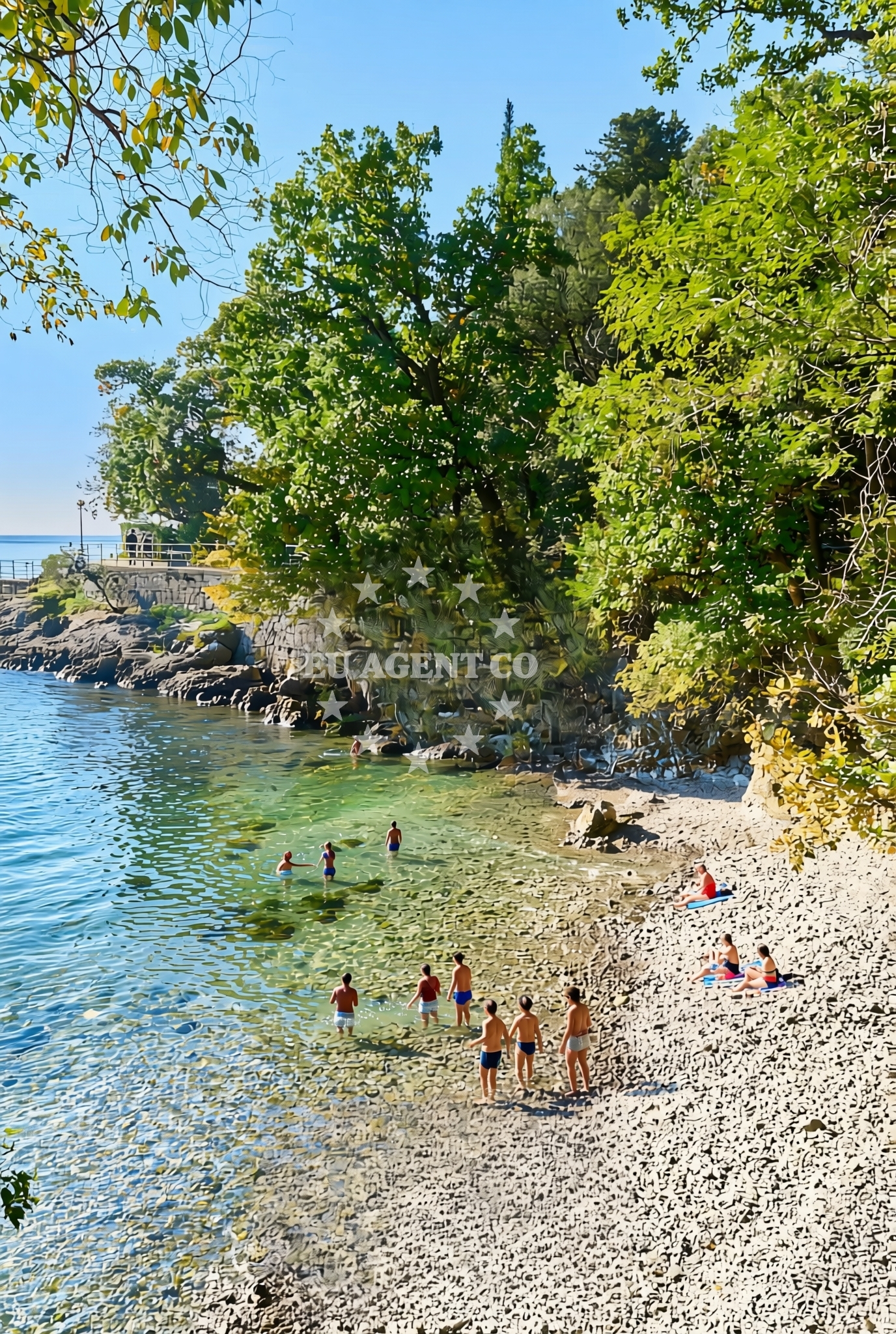 Additional view of Lovran Dog Beach in Antona Brubnjaka 4, Ika, Ičići