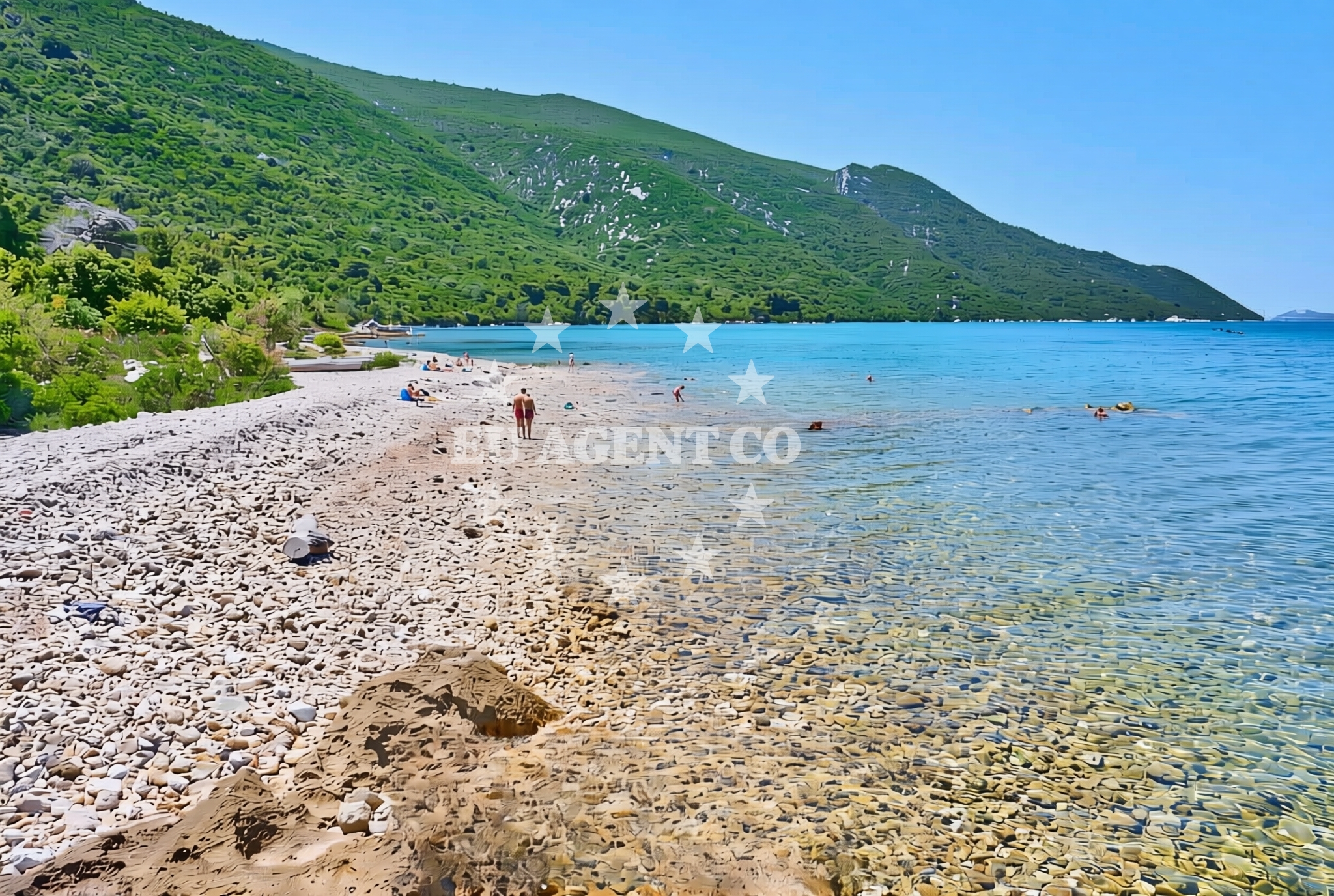 Additional view of Lovrata beach in 84, Duba Stonska
