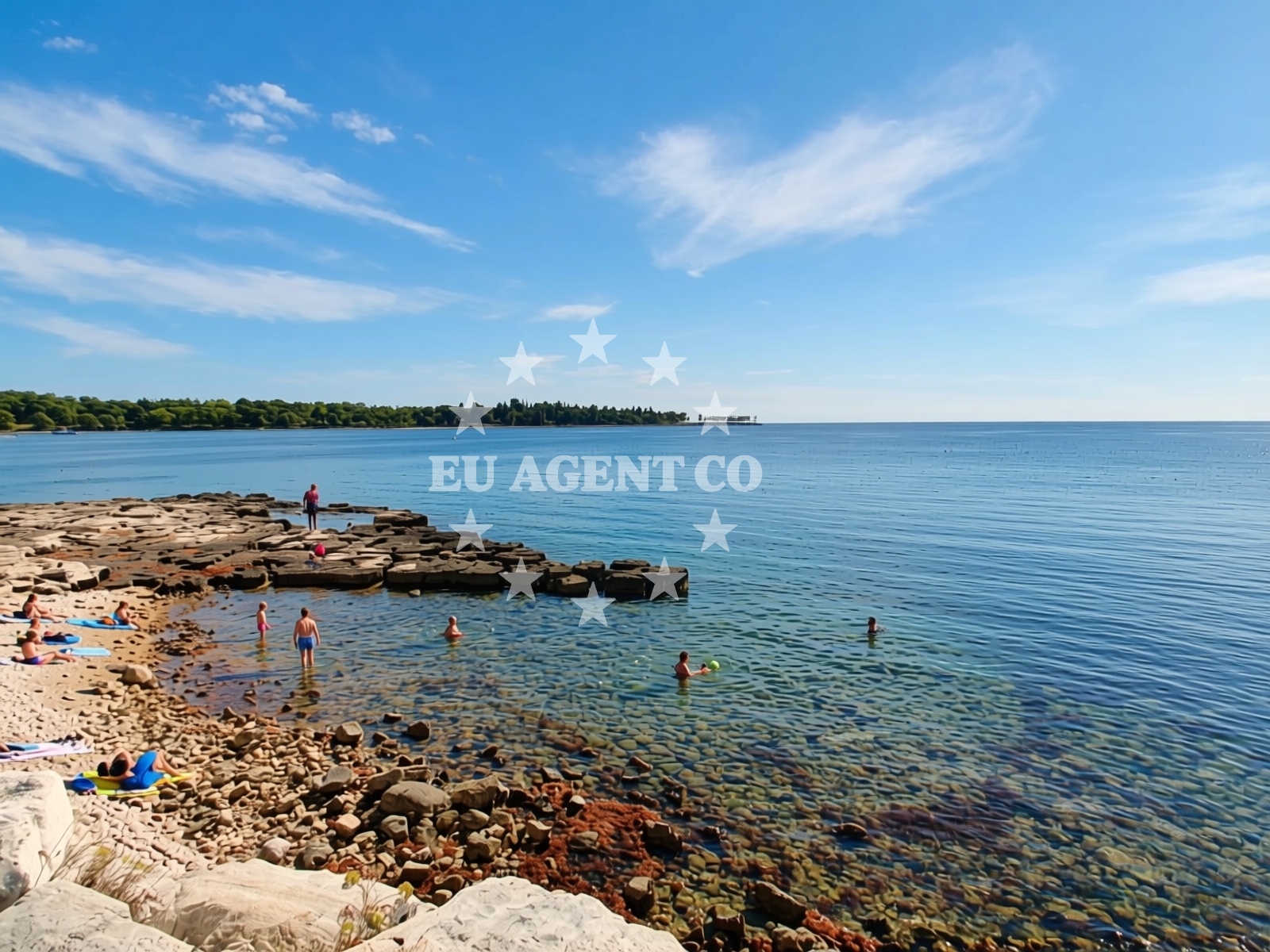 Additional view of Lovrecica beach in Cvjetna ulica 8 Cvjetna ulica 8,, Lovrečica