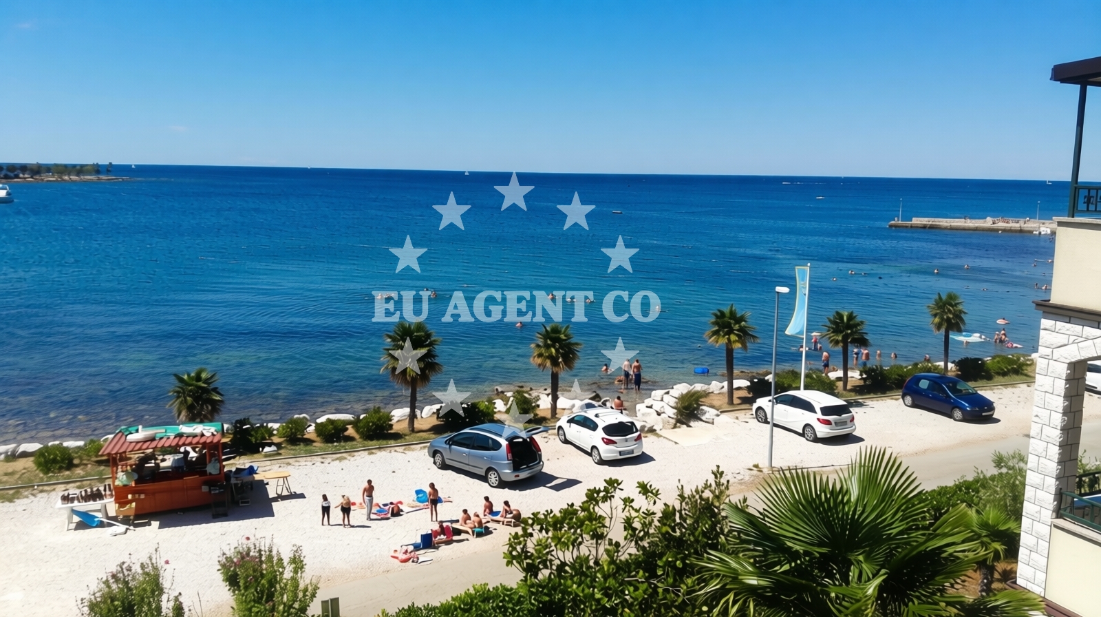 Additional view of Lovrecica beach in Cvjetna ulica 8 Cvjetna ulica 8,, Lovrečica