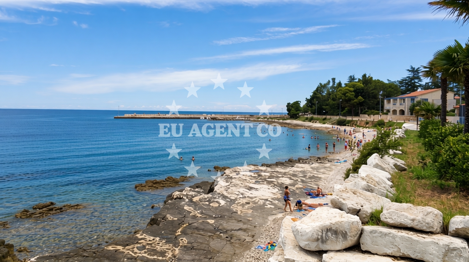 Additional view of Lovrecica beach in Cvjetna ulica 8 Cvjetna ulica 8,, Lovrečica