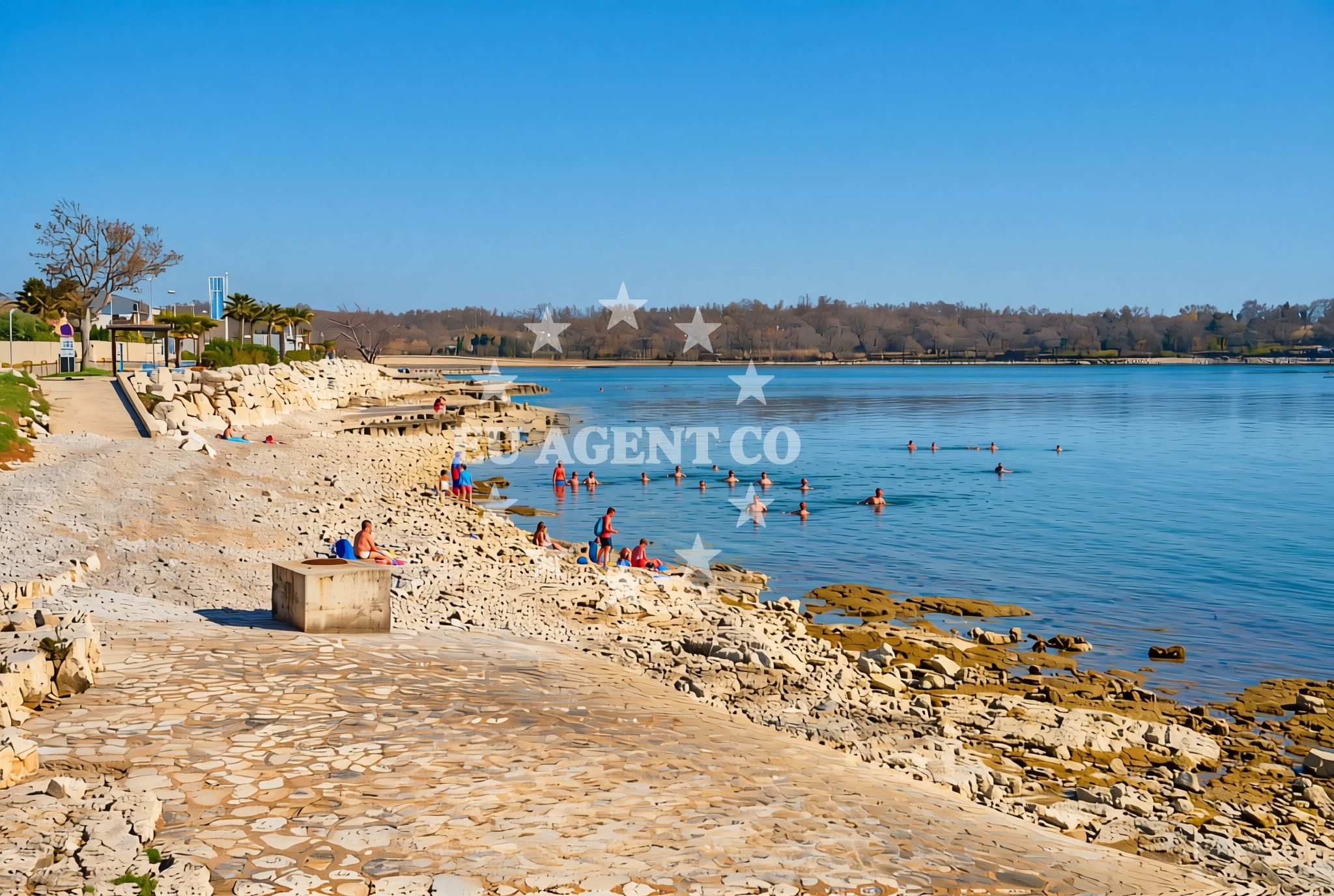 Additional view of Lovrecica beach in Cvjetna ulica 8 Cvjetna ulica 8,, Lovrečica