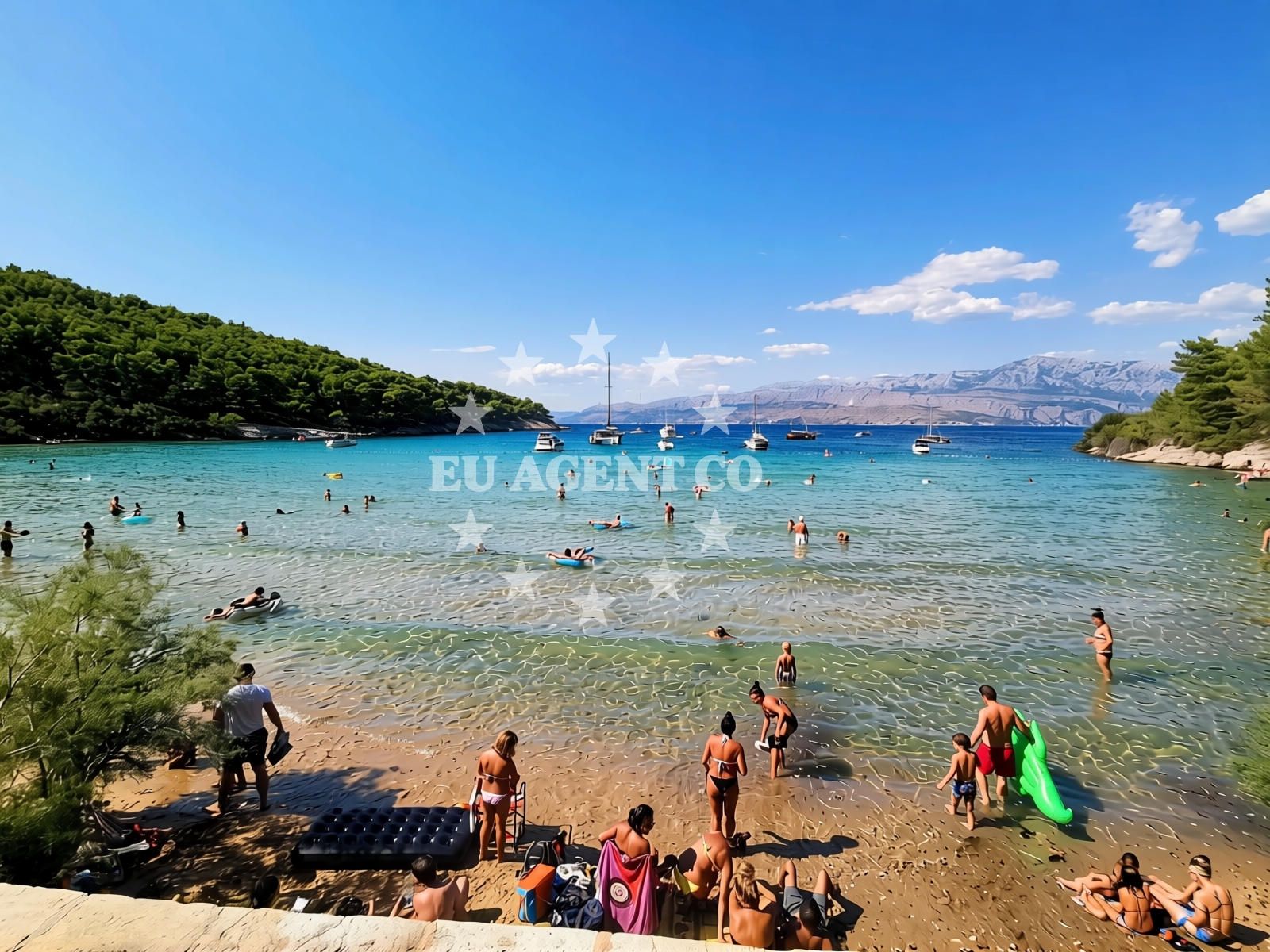 Additional view of Lovrecina beach in LOVREČINA, Postira