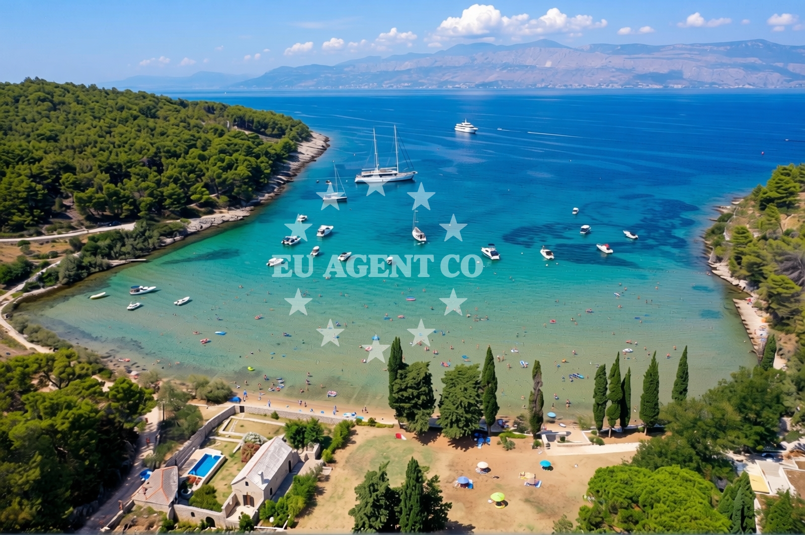 Additional view of Lovrecina beach in LOVREČINA, Postira