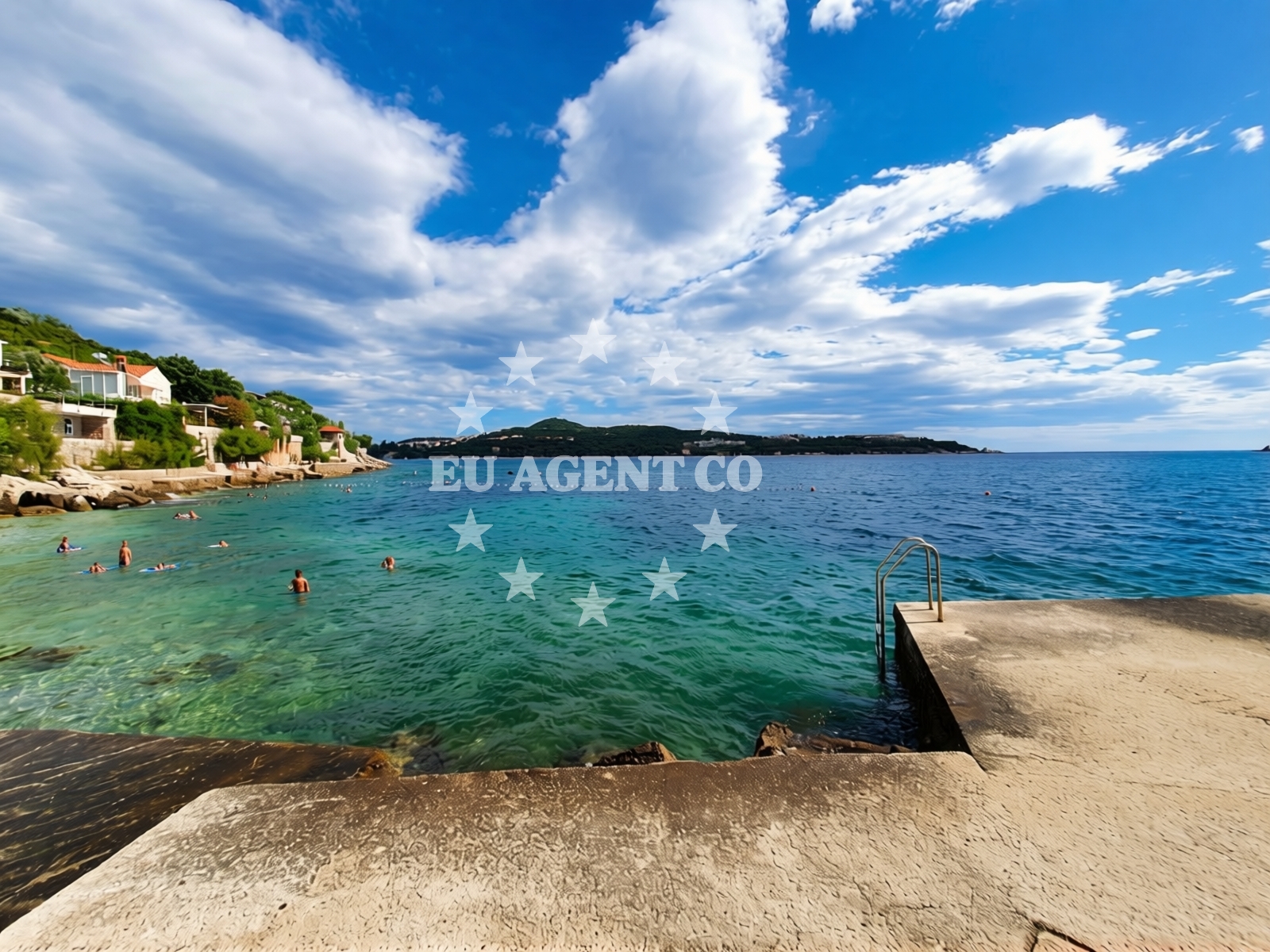 Shoreline and swimming area at Lozica beach in 110 Lozica, Dubrovnik