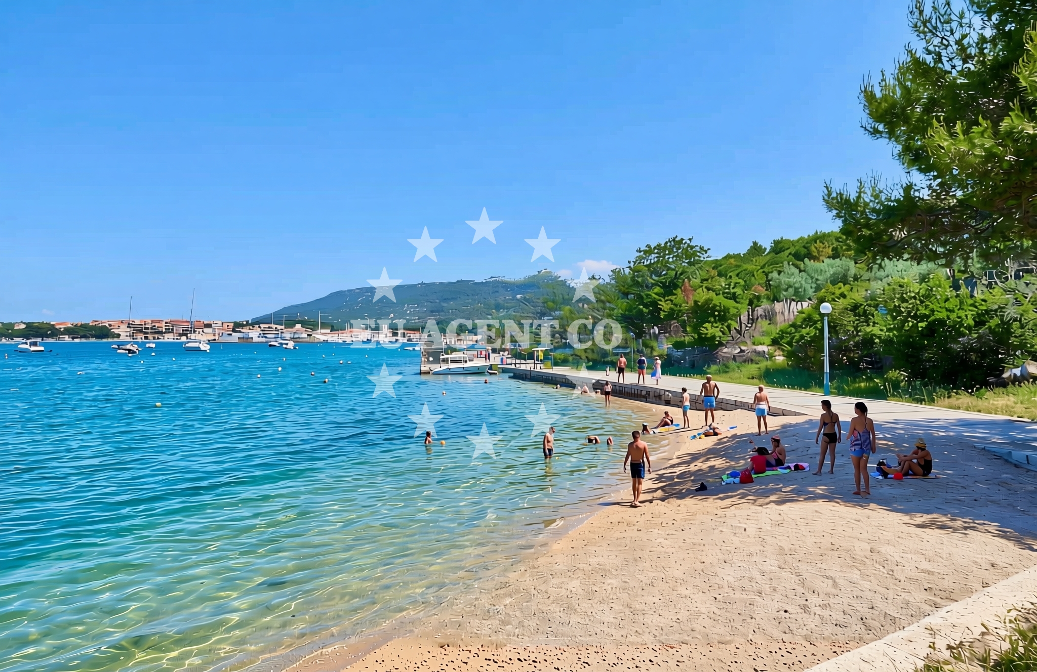 Overview of Loznati (Cres): beaches and coves in Loznati (Cres)