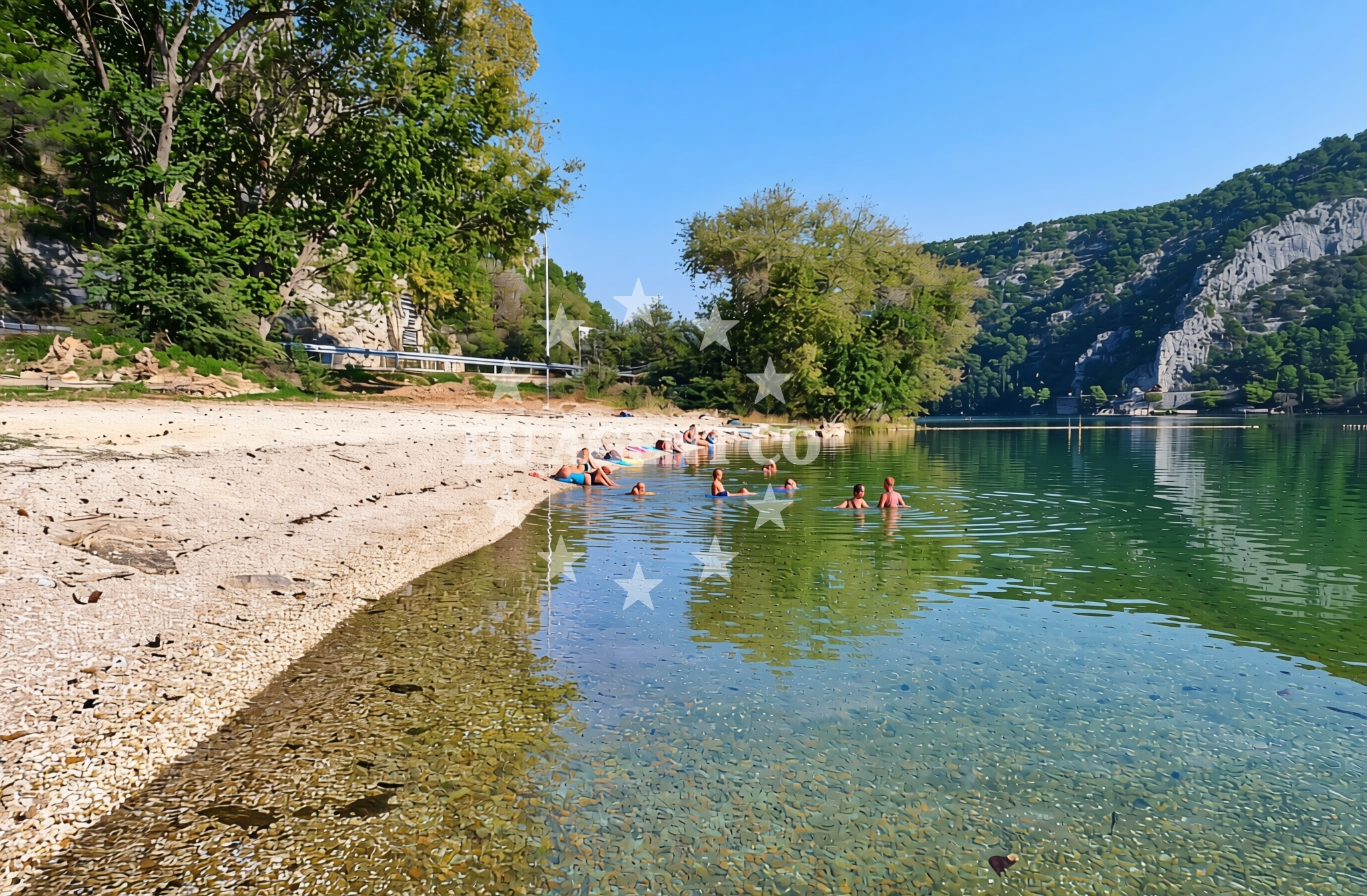 Additional view of Lozovac: beaches and coves in Lozovac