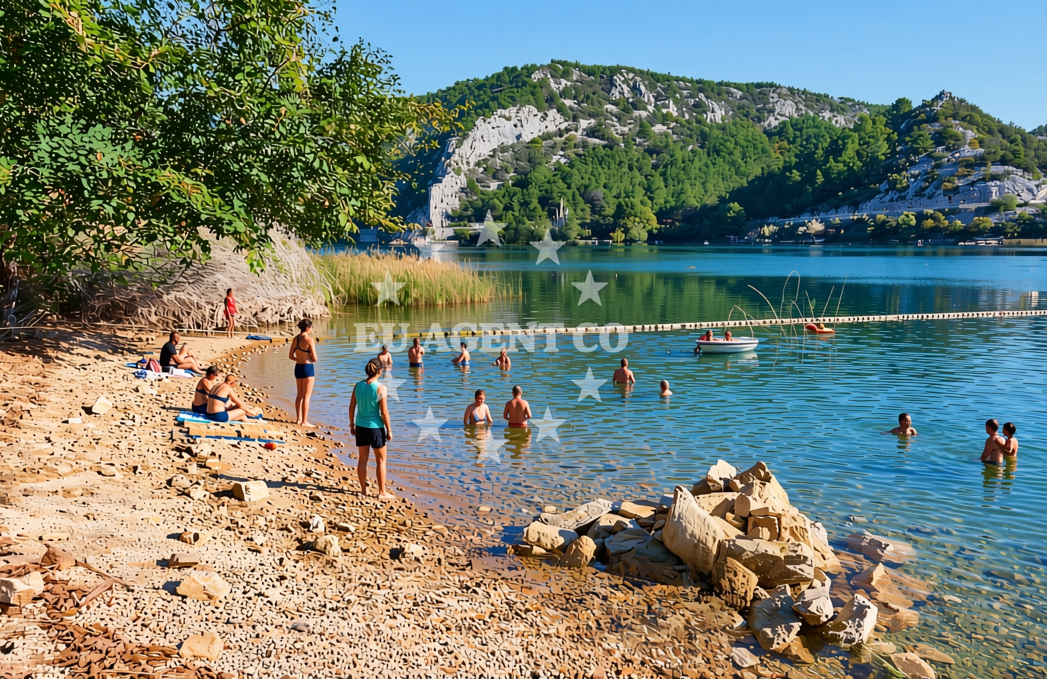 Additional view of Lozovac: beaches and coves in Lozovac