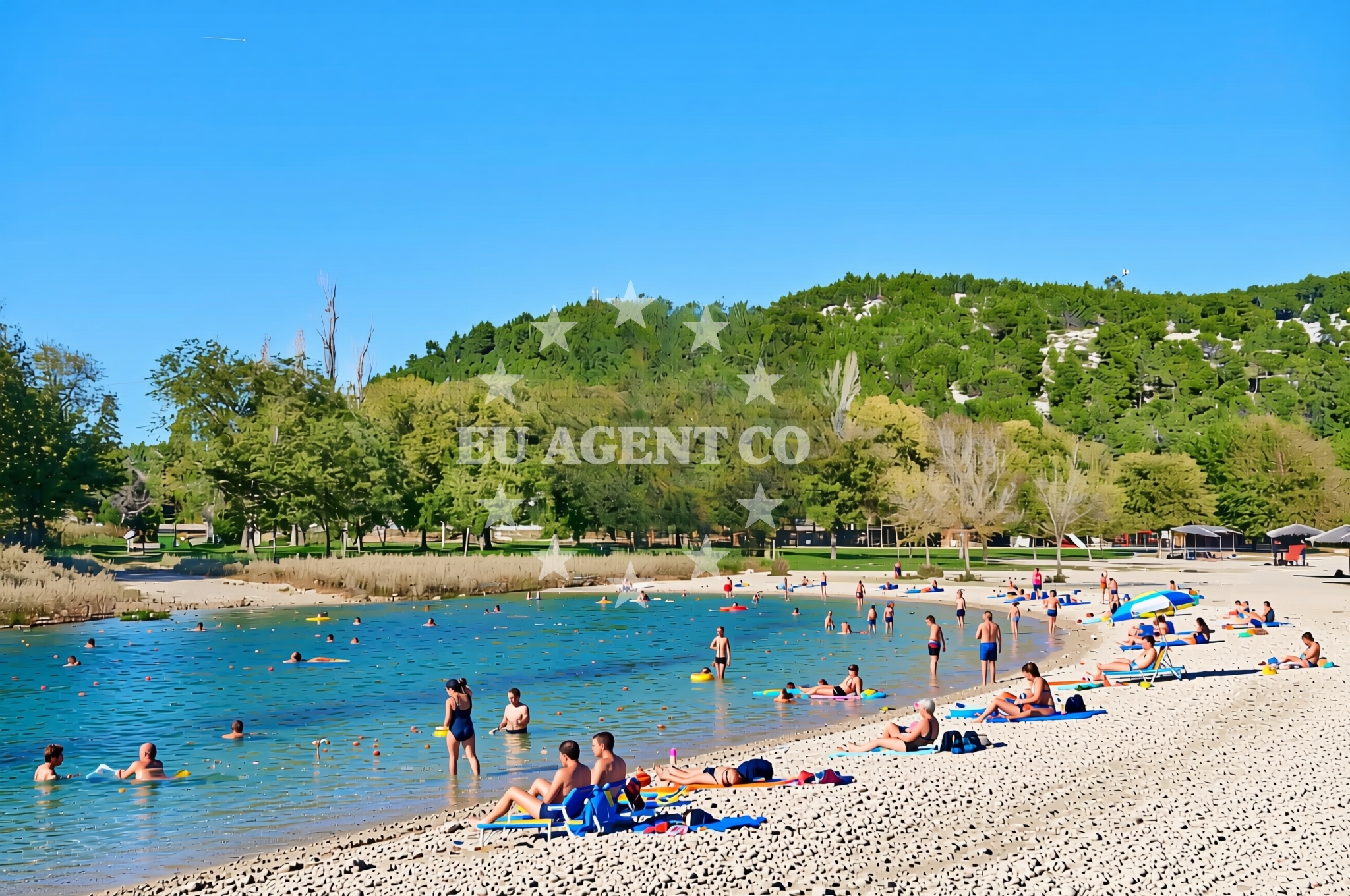 Additional view of Lozovac: beaches and coves in Lozovac