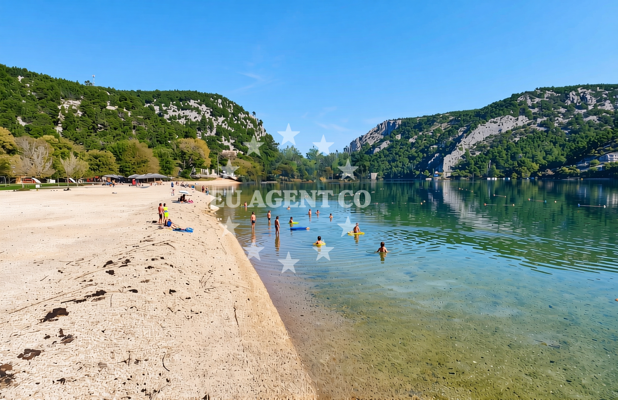 Additional view of Lozovac: beaches and coves in Lozovac