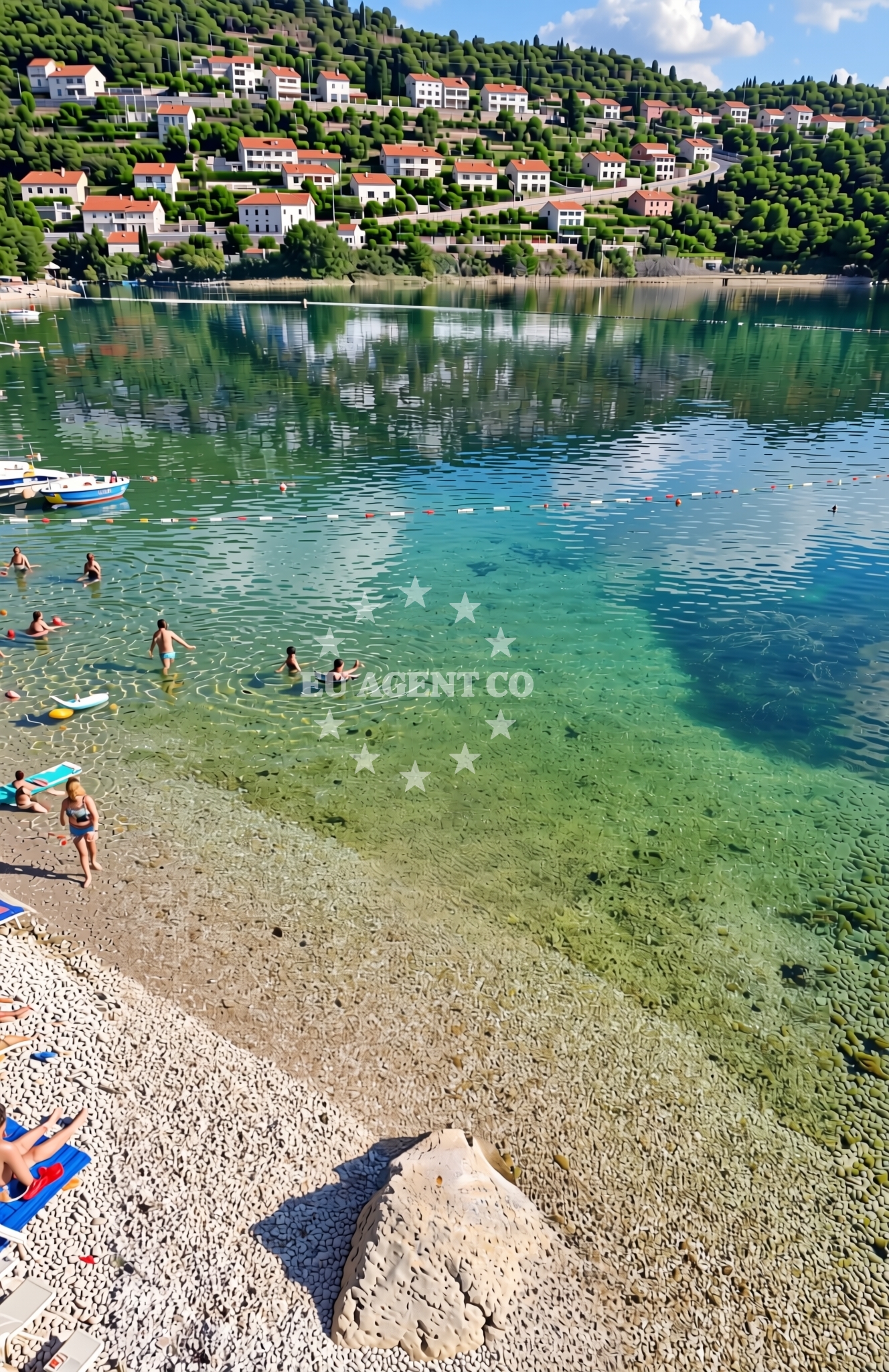 Additional view of Lozovac: beaches and coves in Lozovac