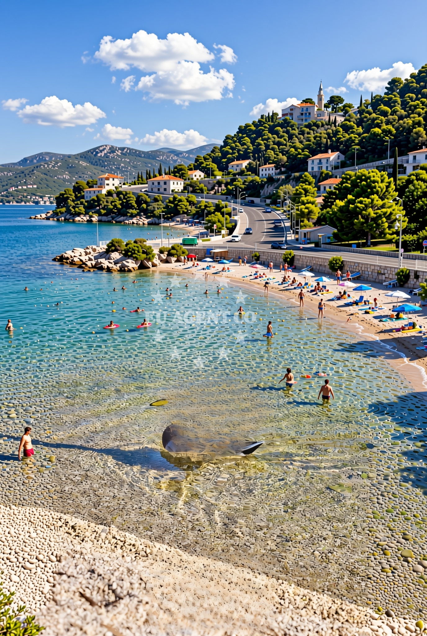 Additional view of Lozovac: beaches and coves in Lozovac