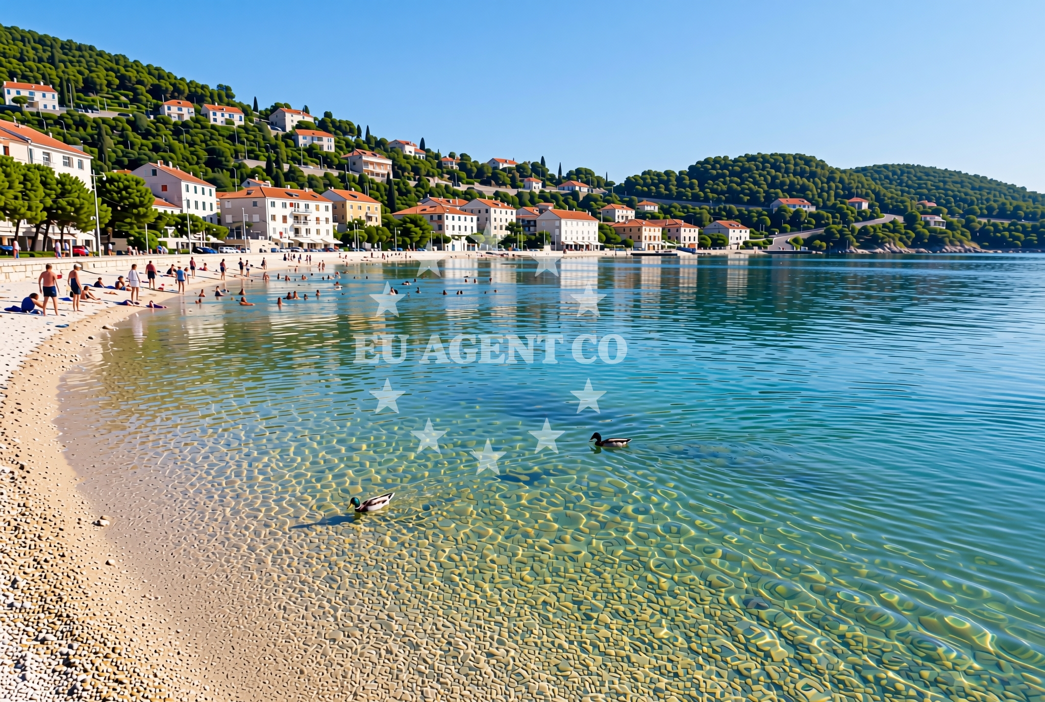 Additional view of Lozovac: beaches and coves in Lozovac
