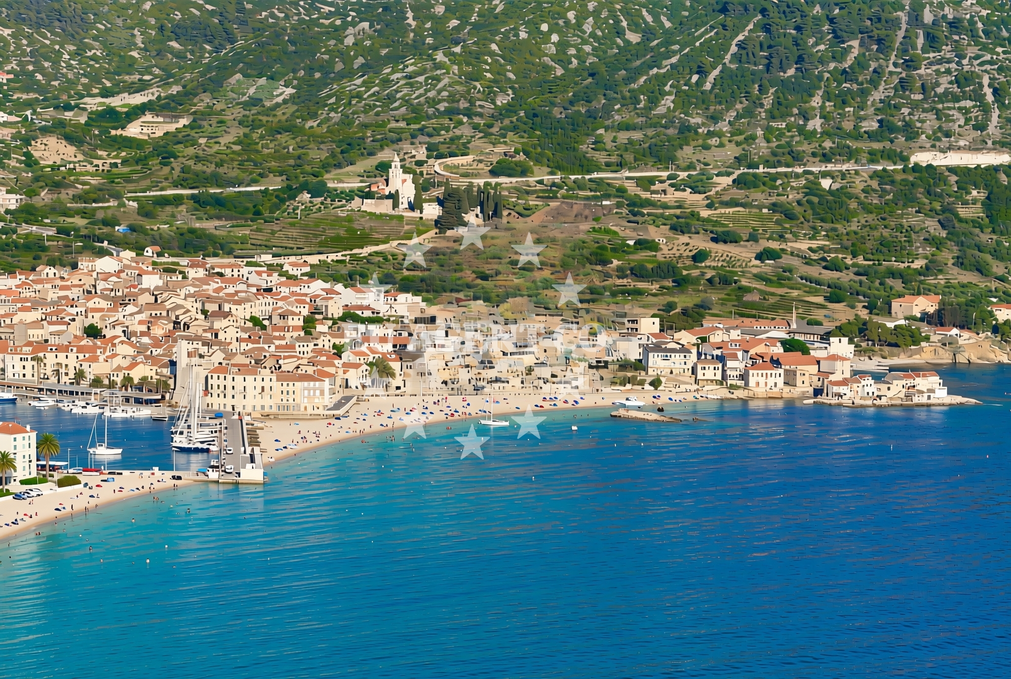 Additional view of Lucica beach in Tina Ujevića 15, Komiža