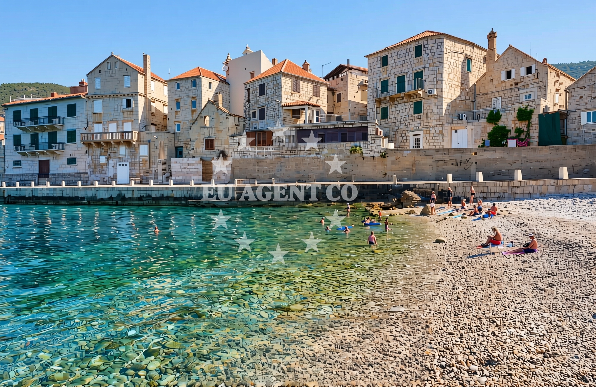 Additional view of Lucica beach in Tina Ujevića 15, Komiža